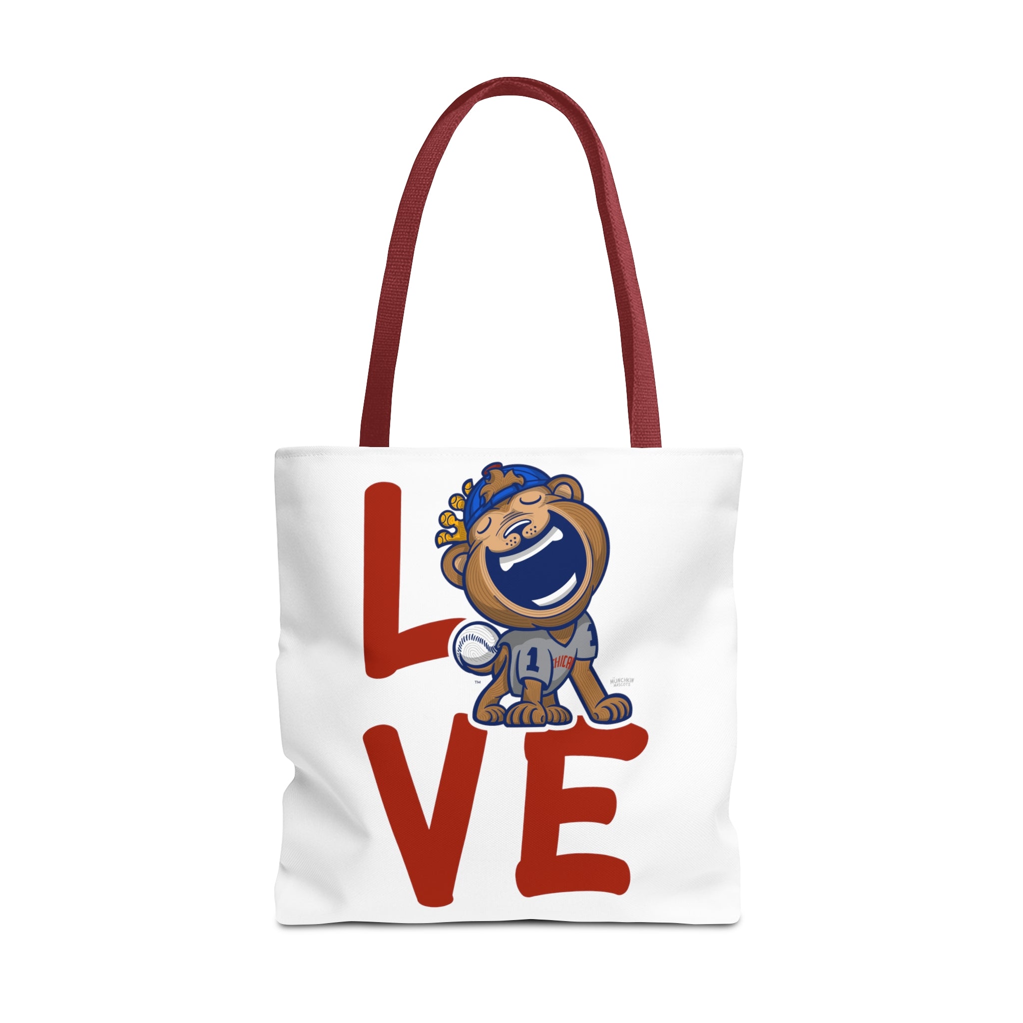 Tote Bag (AOP) - LOVE + Lets Go - Lil' Clark CHI Baseball