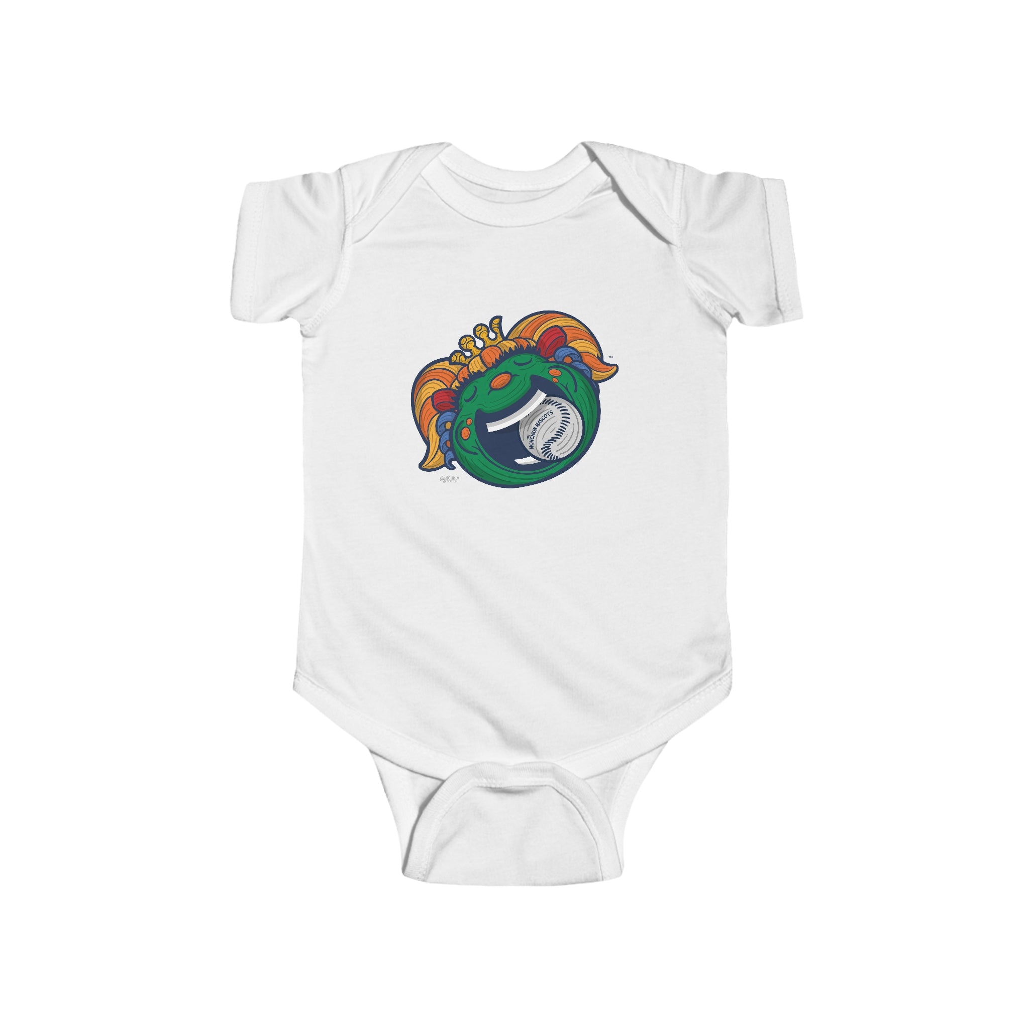 Infant Fine Jersey Bodysuit - Gameball Bite - Lil' Miss Tessie BOS Baseball