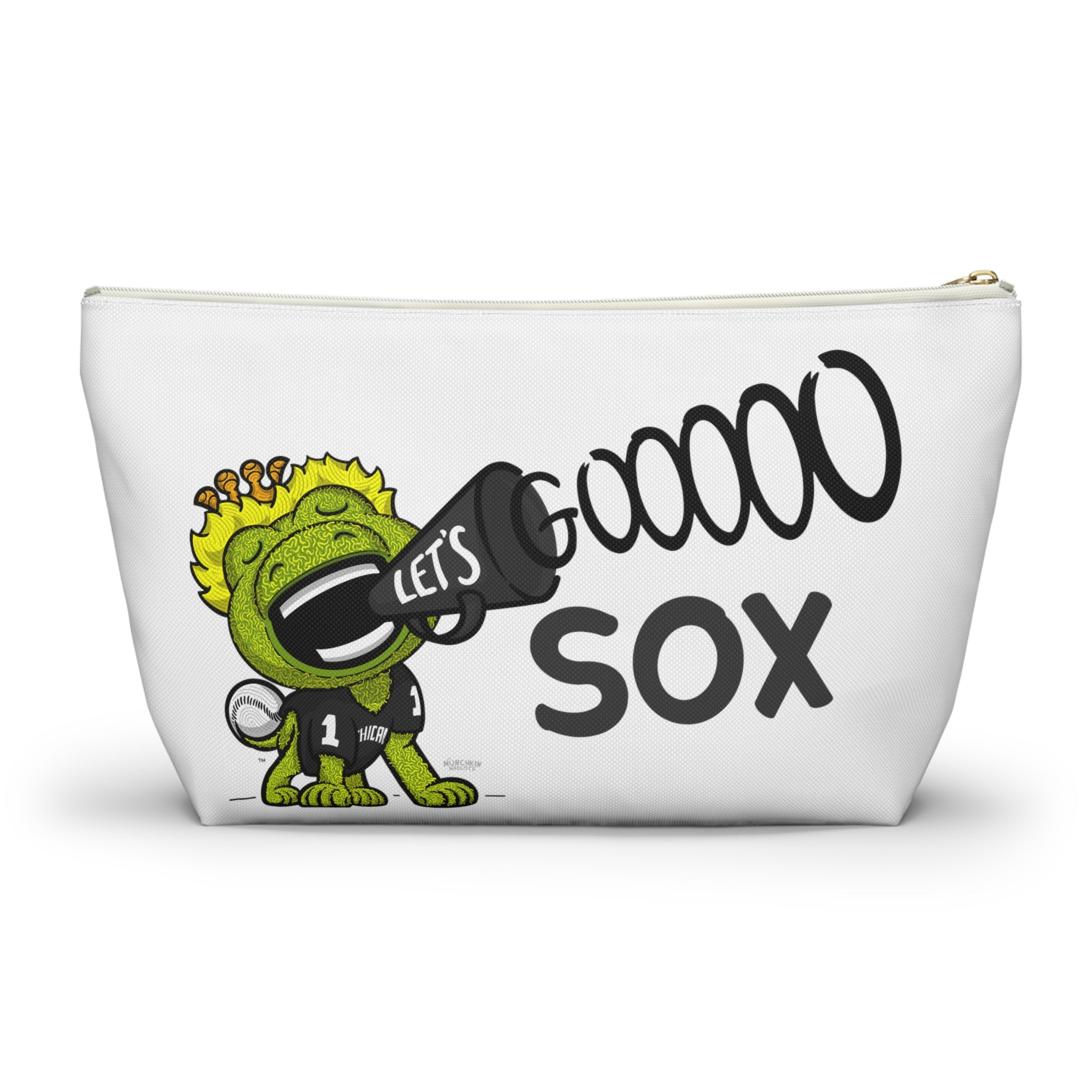 Accessory Pouch w T-bottom - Pattern - Lil' Southpaw CHI Baseball