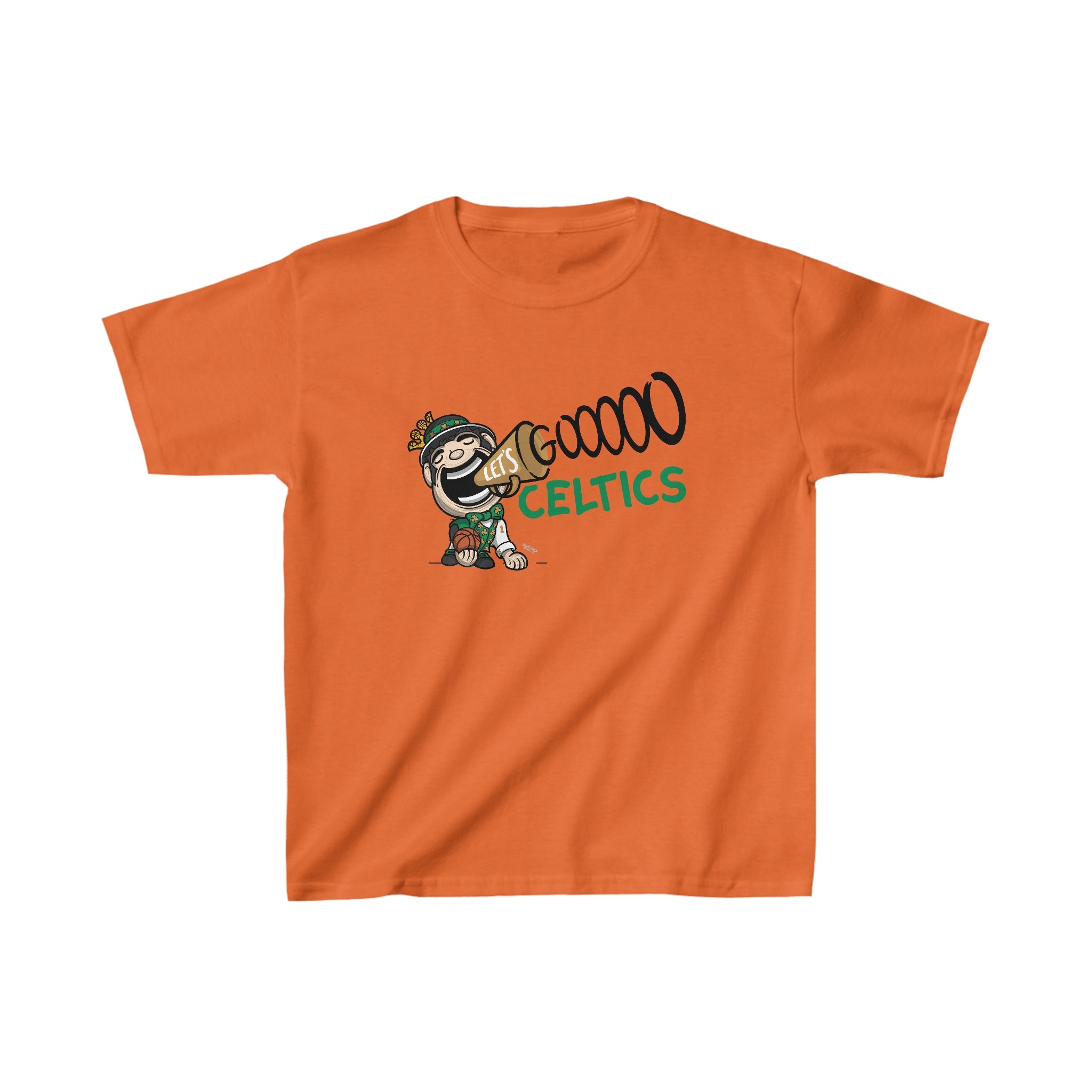 Kids Heavy Cotton™ Tee - Lets Go - Lil' Lucky BOS Basketball