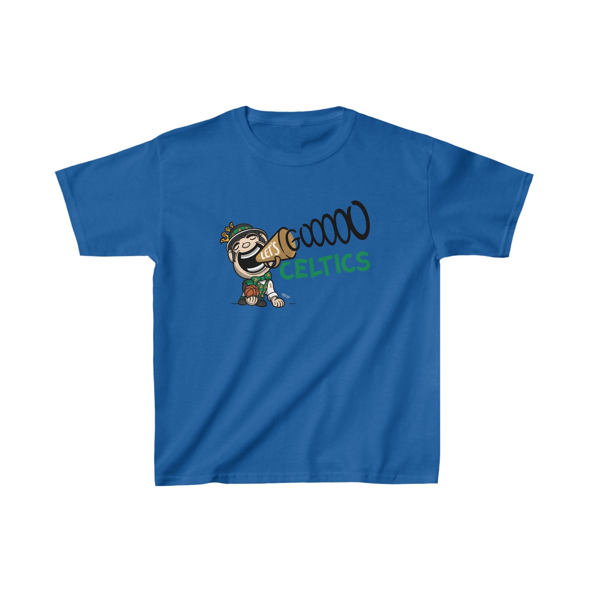 Kids Heavy Cotton™ Tee - Lets Go - Lil' Lucky BOS Basketball