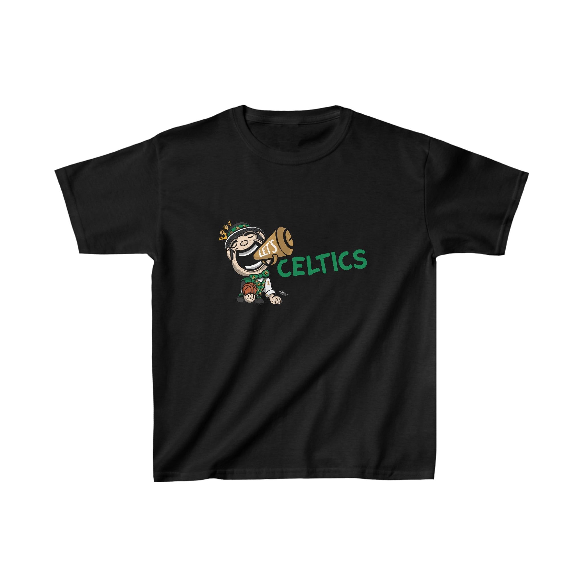 Kids Heavy Cotton™ Tee - Lets Go - Lil' Lucky BOS Basketball