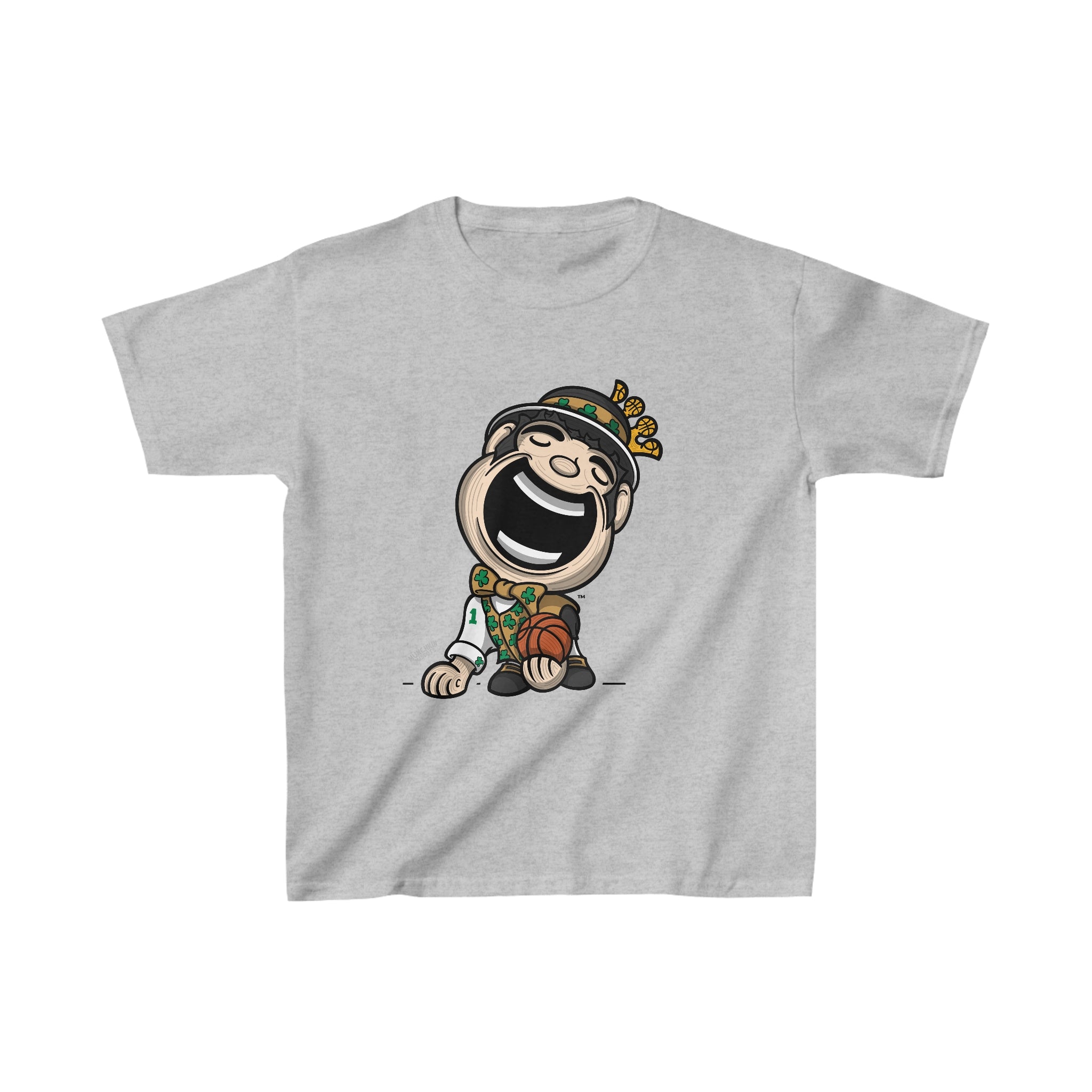 Kids Heavy Cotton™ Tee  - Gold Vest- Lil' Lucky BOS Basketball