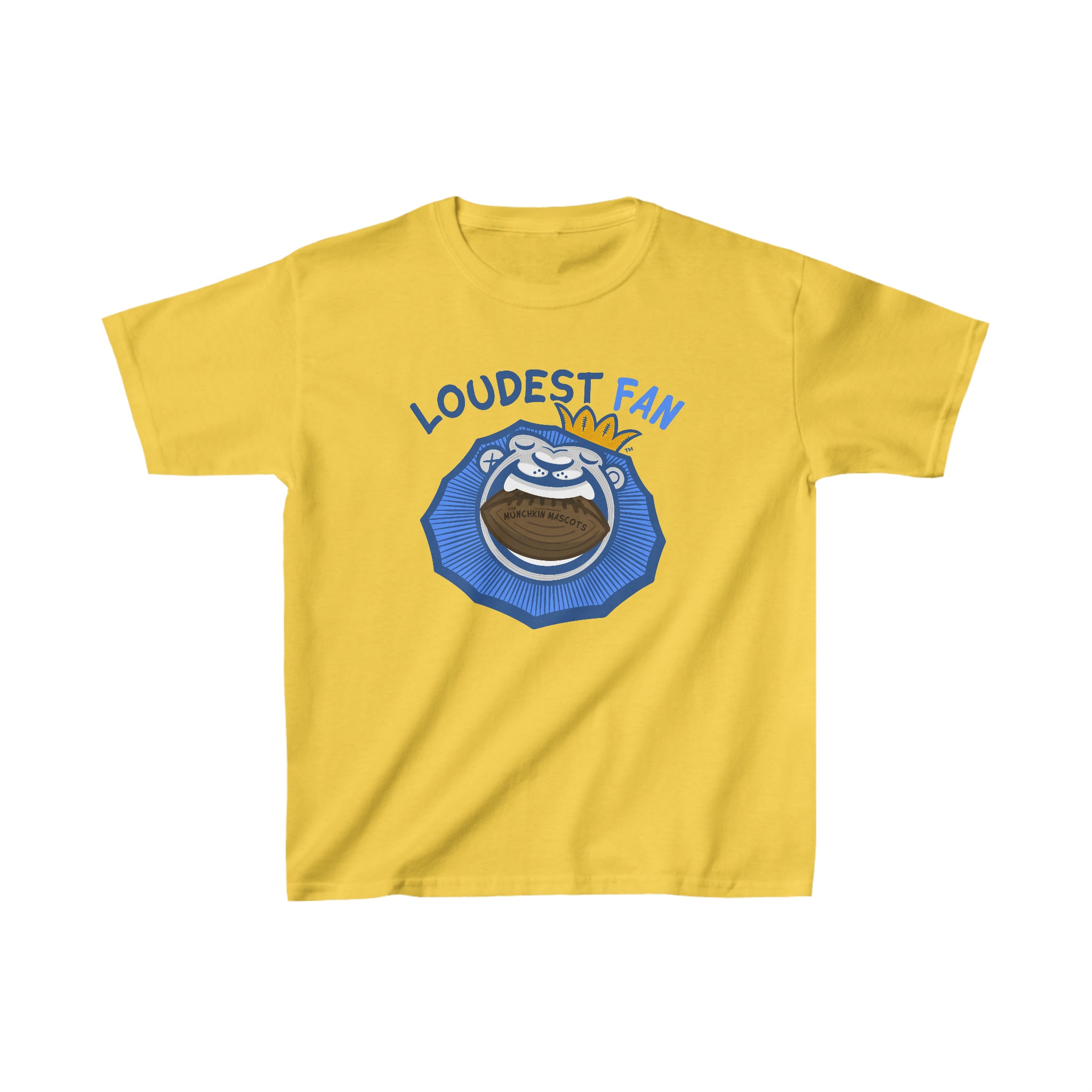 Kids Heavy Cotton™ Tee - Loudest Fan - Lil' Roary DET Football