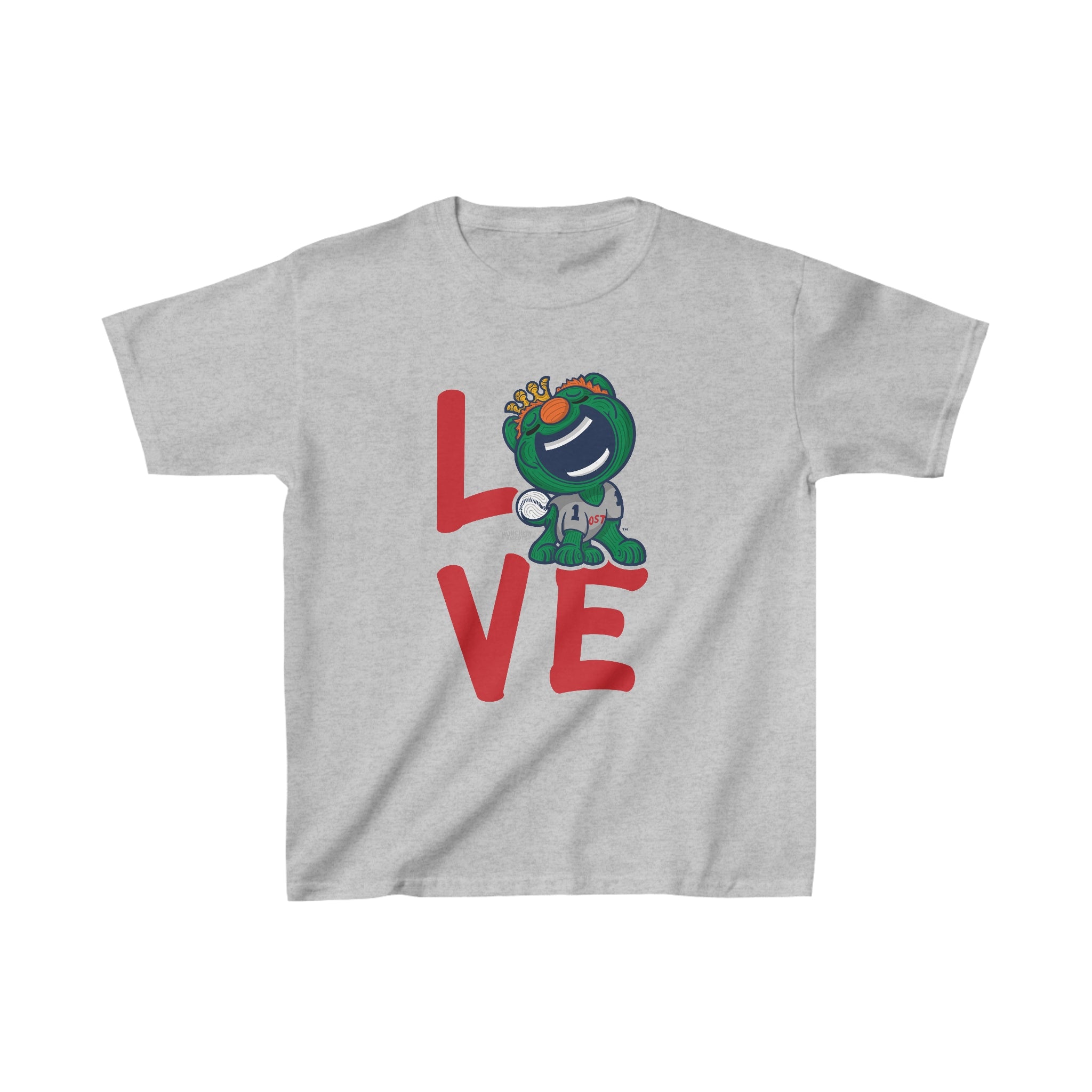 Kids Heavy Cotton™ Tee - LOVE - Lil' Wally BOS Baseball