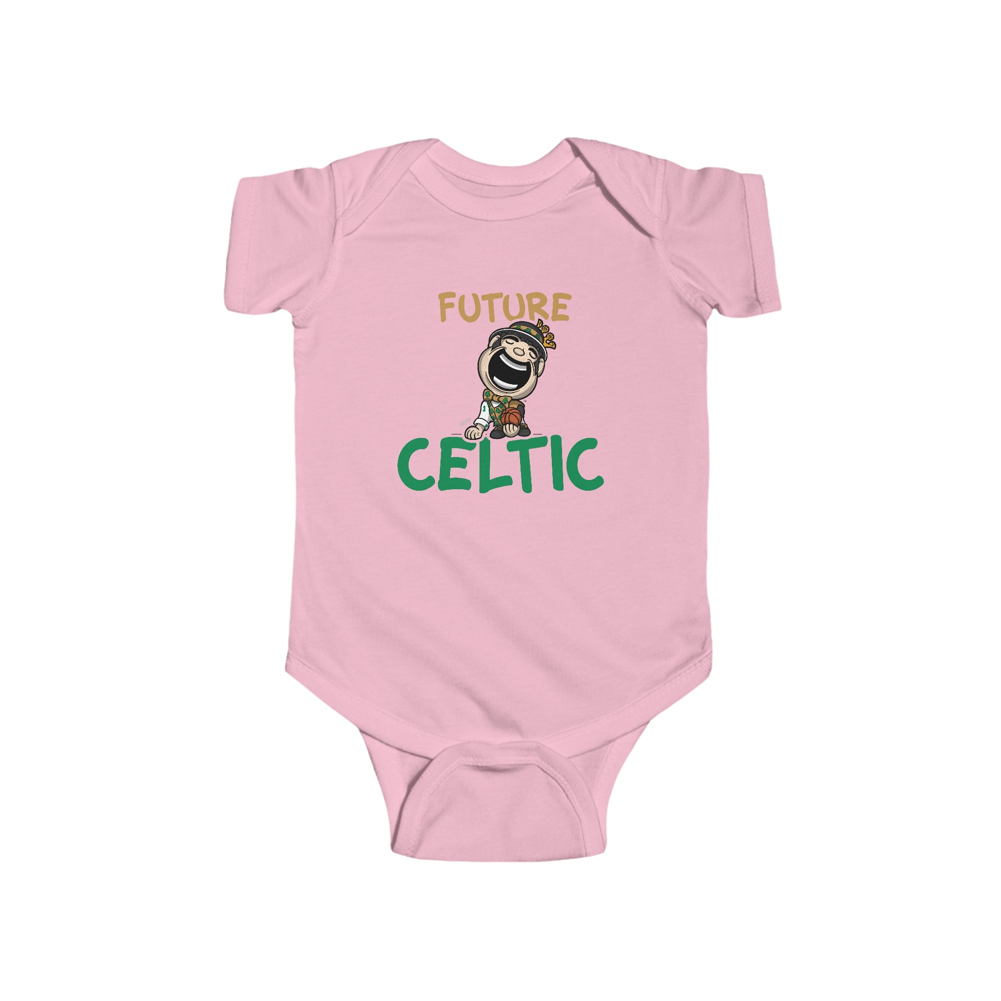 Infant Fine Jersey Bodysuit - Future Celtic - Lil' Lucky BOS Basketball