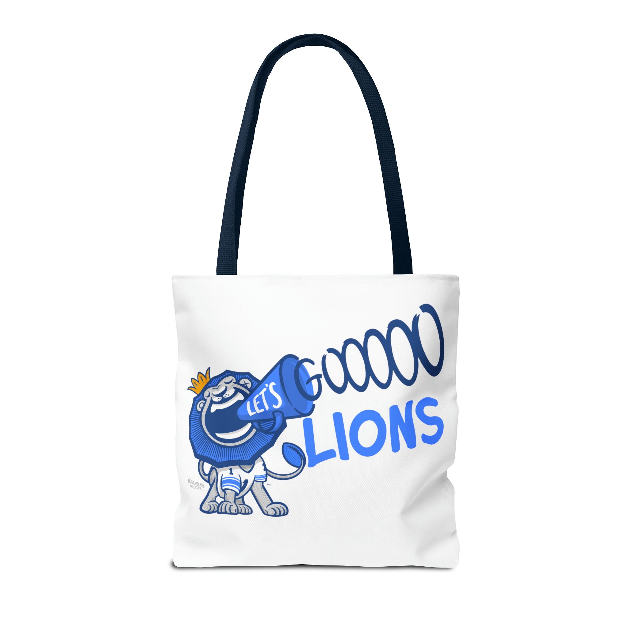 Tote Bag (AOP) - LOVE + Lets Go - Lil' Roary DET Football