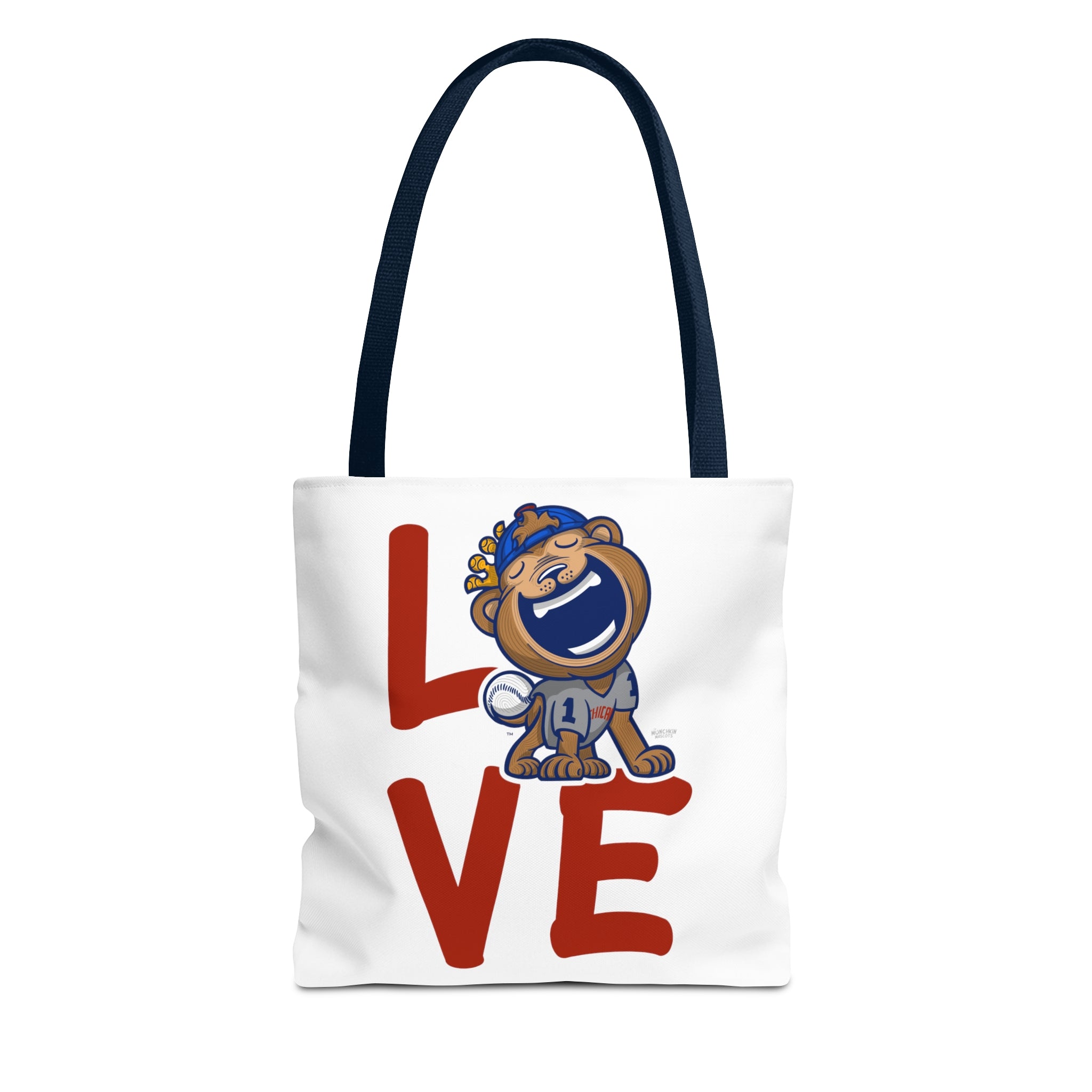 Tote Bag (AOP) - LOVE + Lets Go - Lil' Clark CHI Baseball