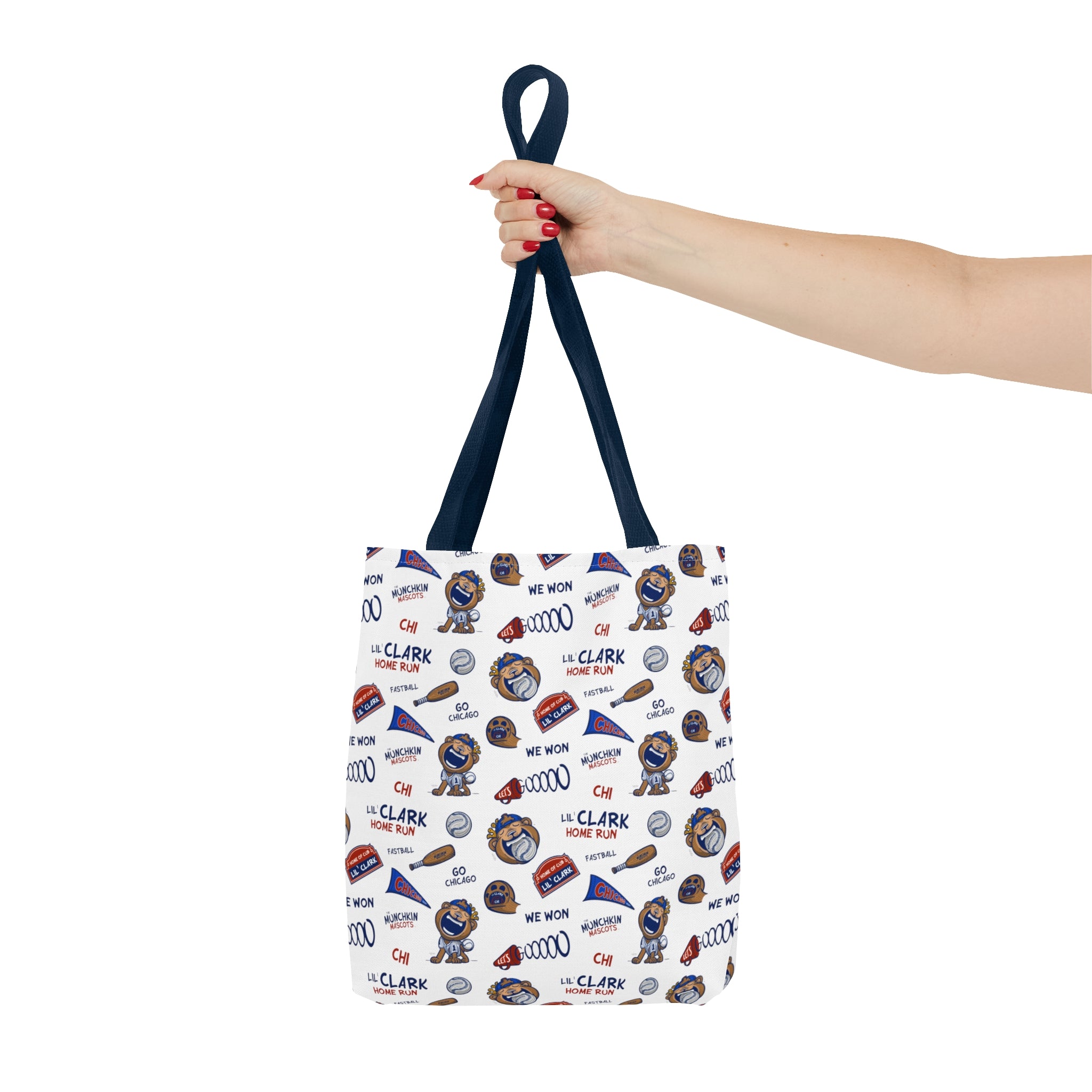 Tote Bag (AOP) - Pattern - Lil' Clark CHI Baseball