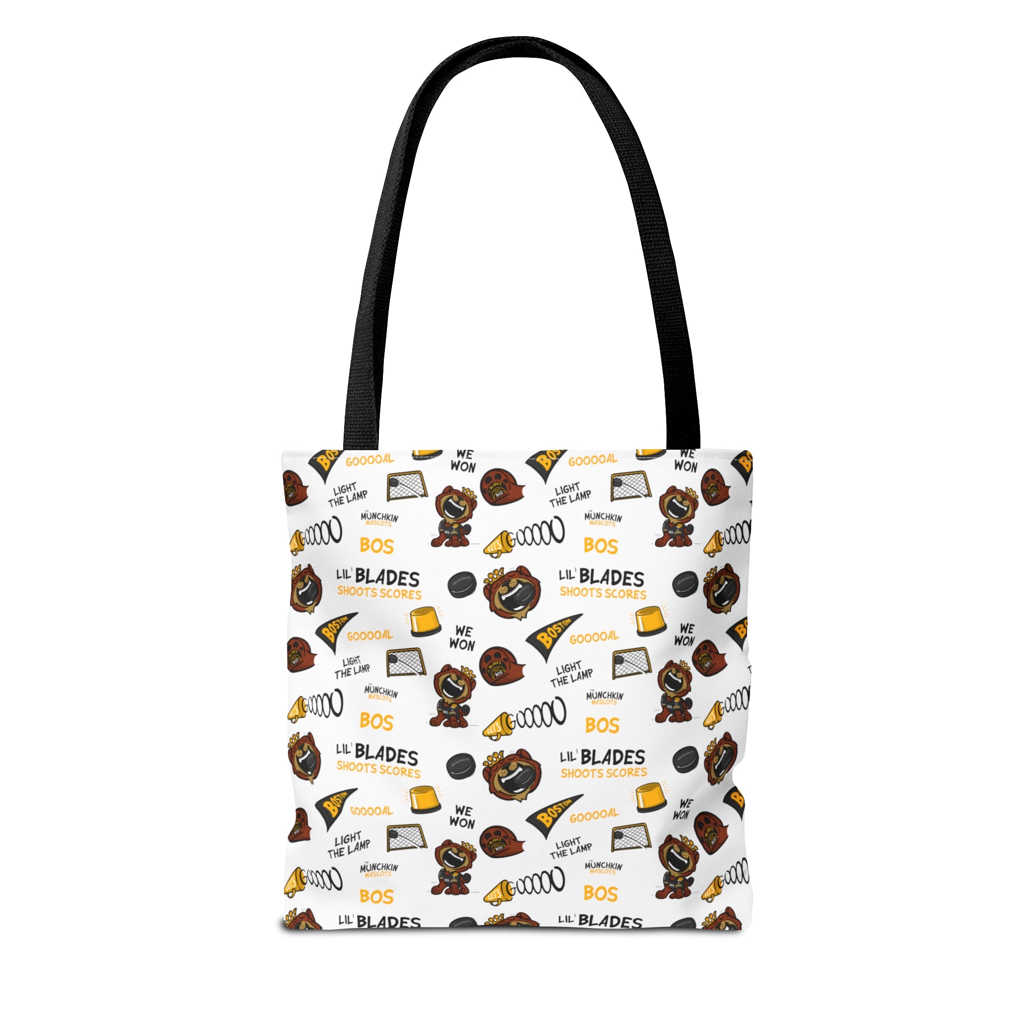 Tote Bag (AOP) - Pattern - Lil' Blades BOS Hockey