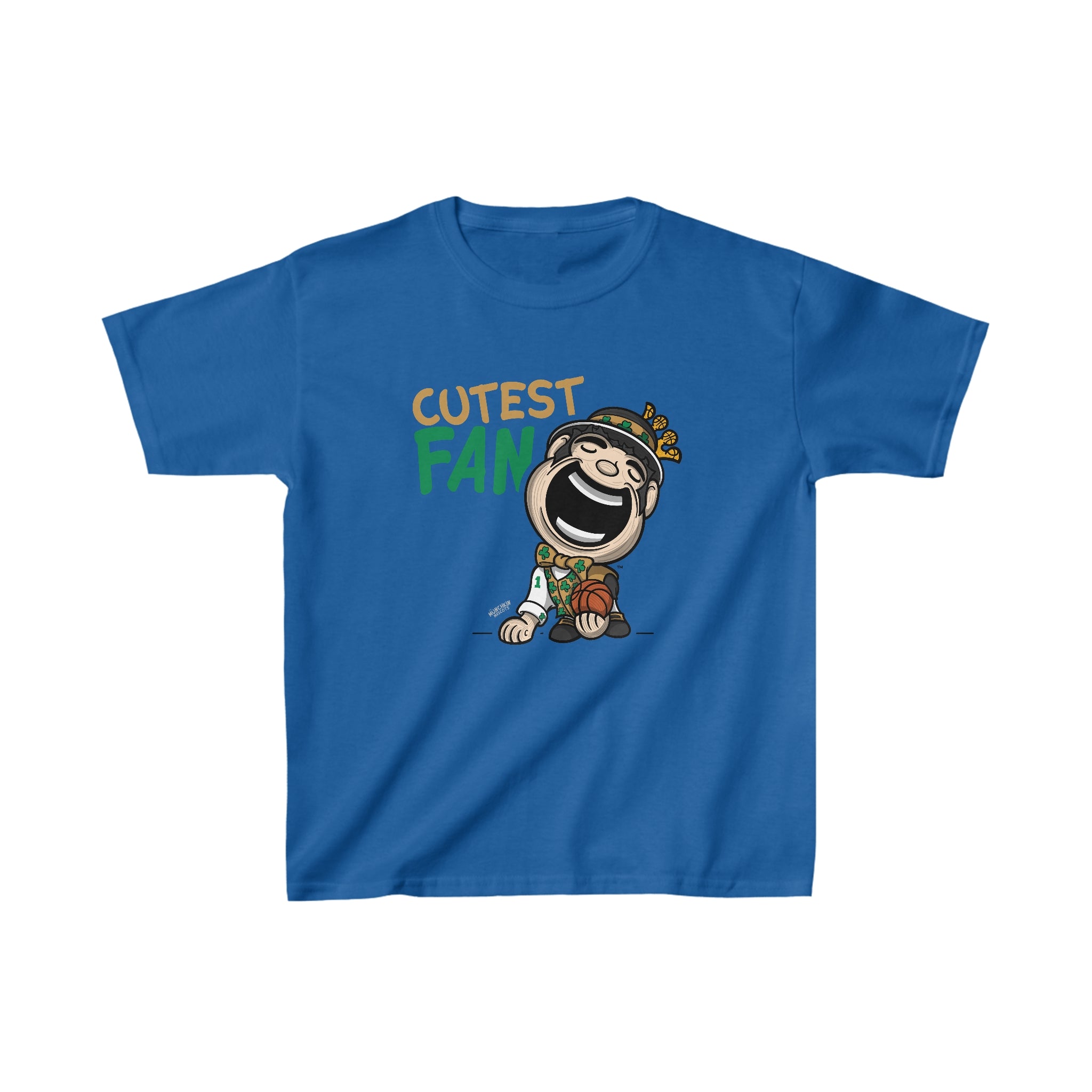 Kids Heavy Cotton™ Tee - Cutest Fan - Lil' Lucky BOS Basketball