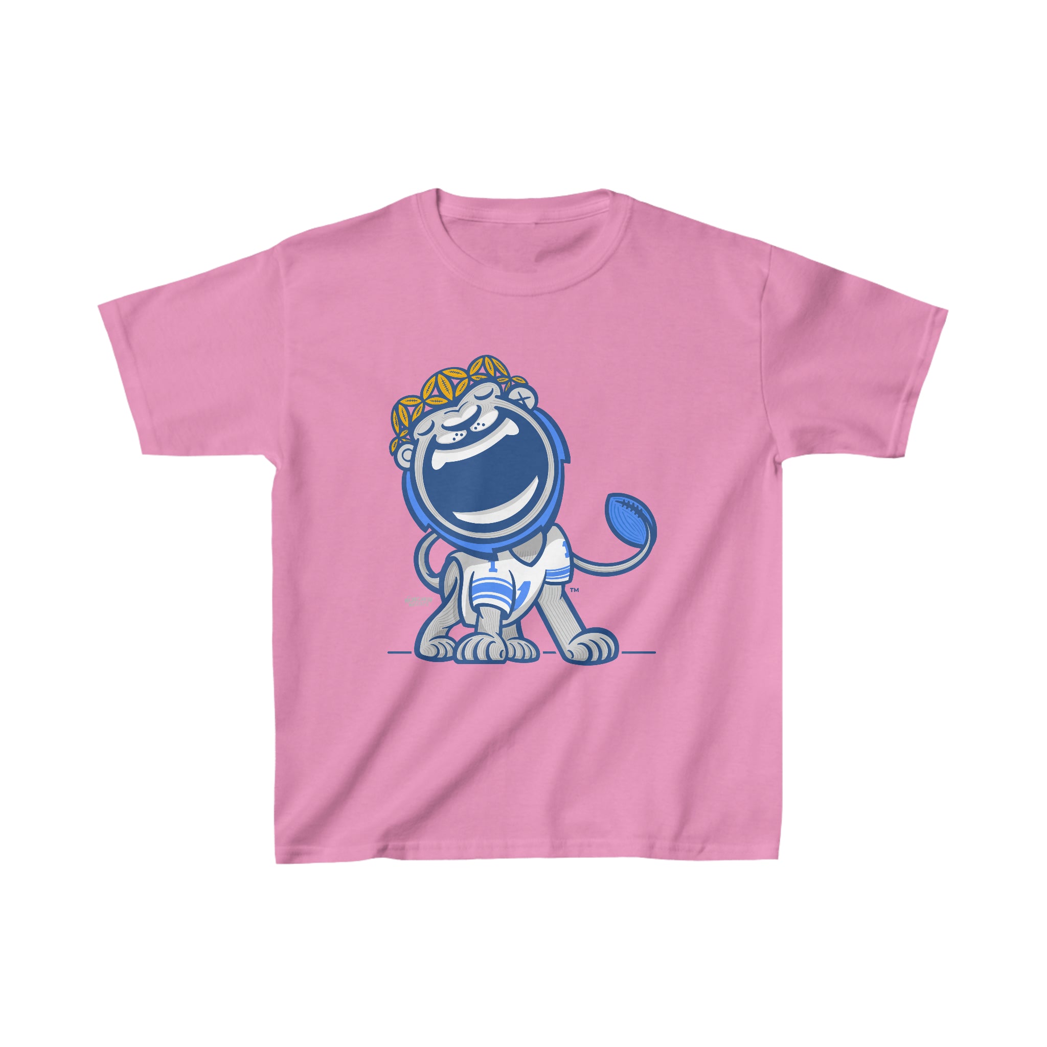 Kids Heavy Cotton™ Tee - Away Jersey - Lil' Miss Roary DET Football