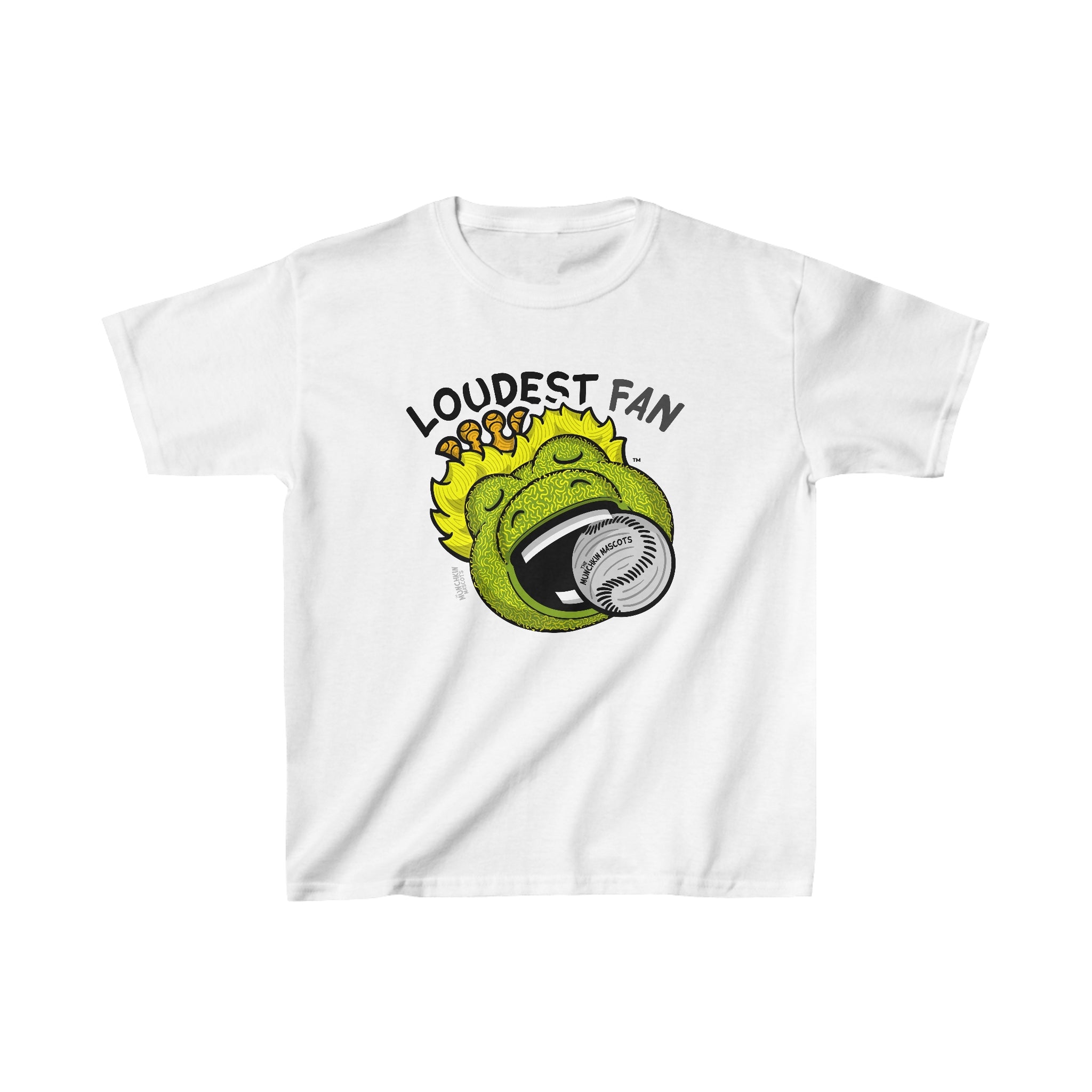 Kids Heavy Cotton™ Tee - Loudest Fan - Lil' Southpaw CHI Baseball