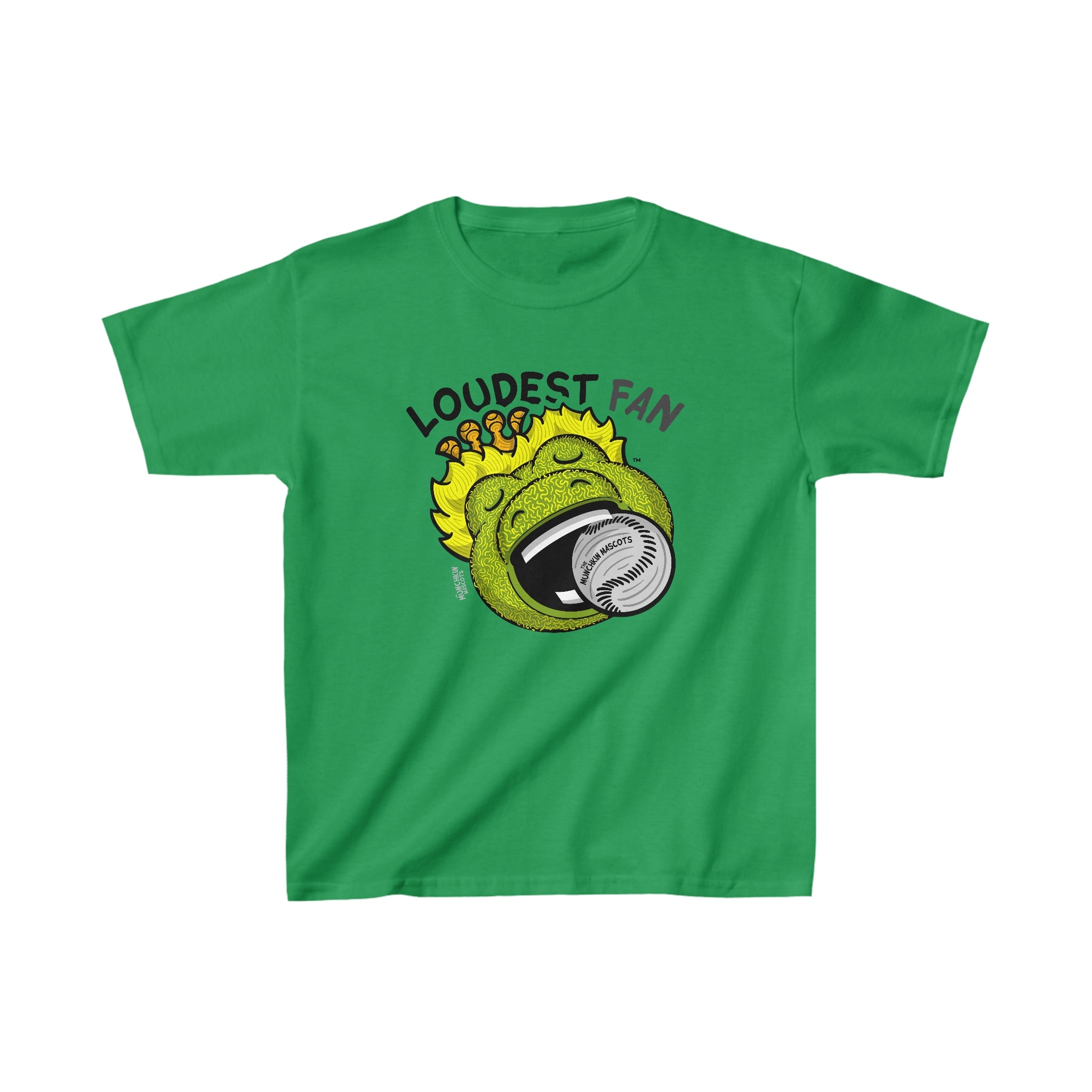 Kids Heavy Cotton™ Tee - Loudest Fan - Lil' Southpaw CHI Baseball