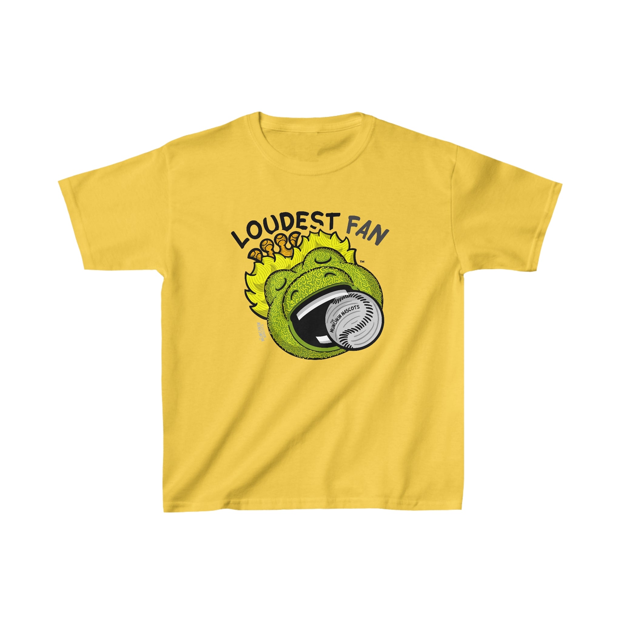 Kids Heavy Cotton™ Tee - Loudest Fan - Lil' Southpaw CHI Baseball