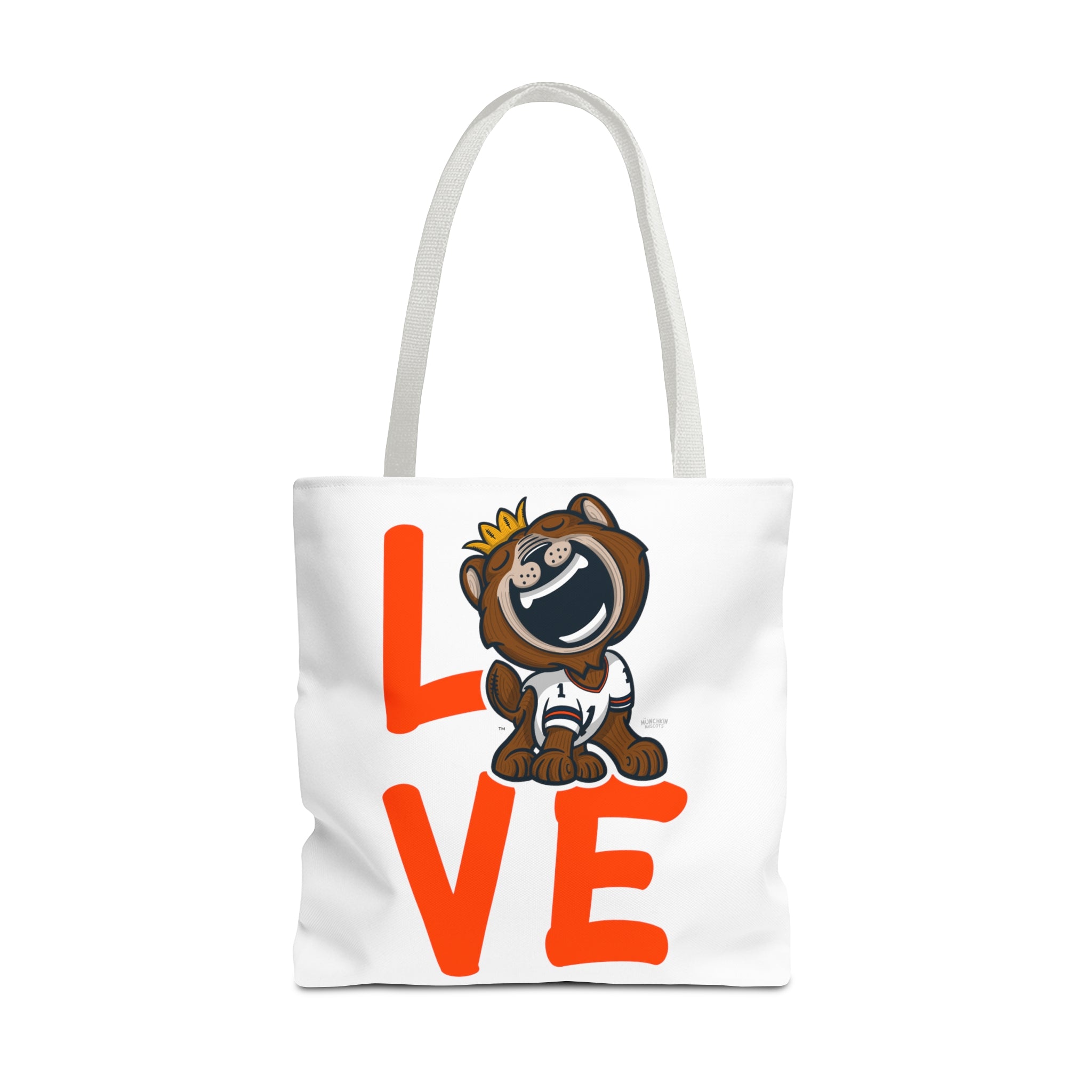 Tote Bag (AOP) - LOVE + Lets Go - Lil' Staley CHI Football