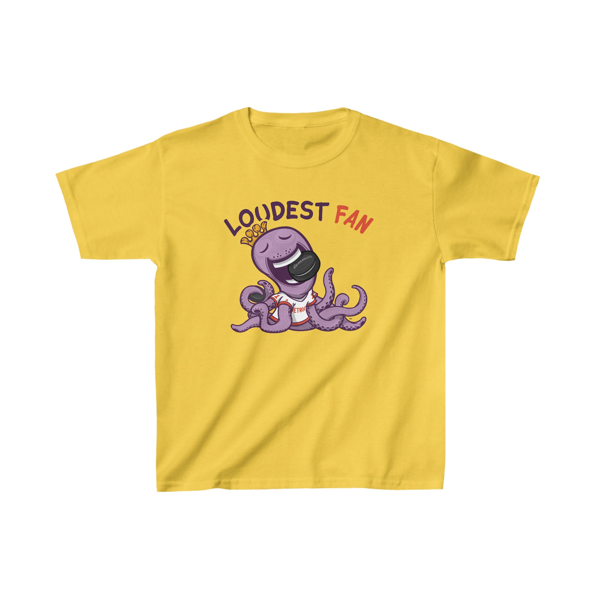 Kids Heavy Cotton™ Tee - Loudest Fan - Lil' Stanley DET Hockey