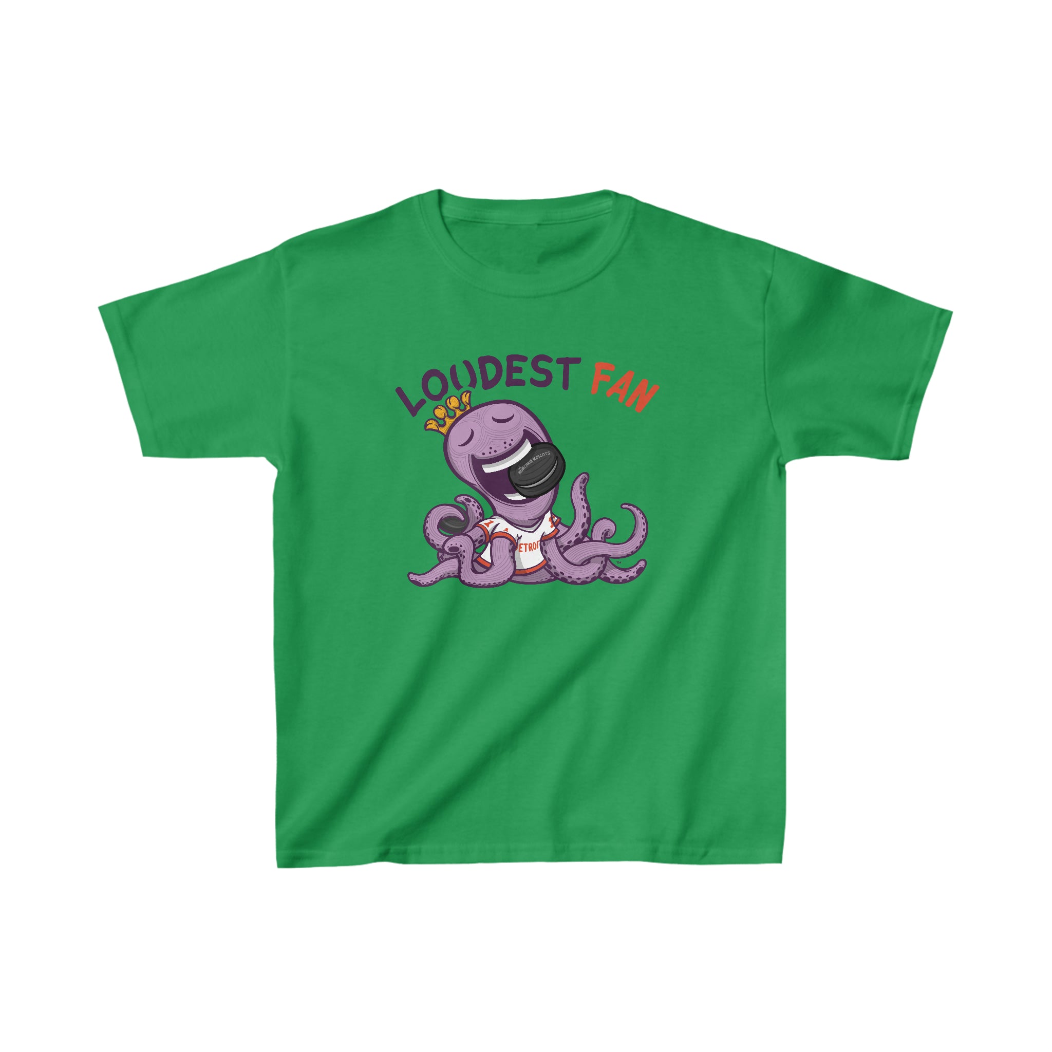 Kids Heavy Cotton™ Tee - Loudest Fan - Lil' Stanley DET Hockey