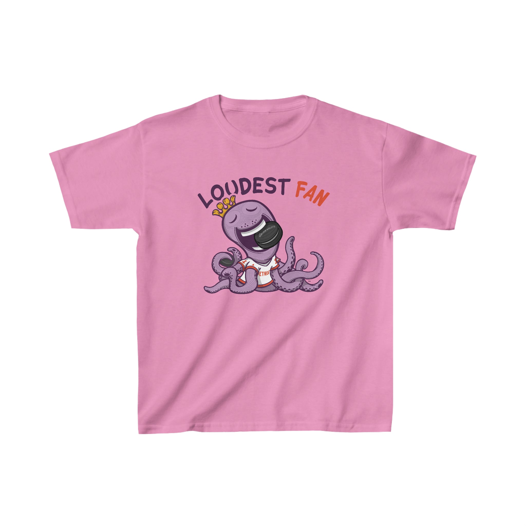 Kids Heavy Cotton™ Tee - Loudest Fan - Lil' Stanley DET Hockey