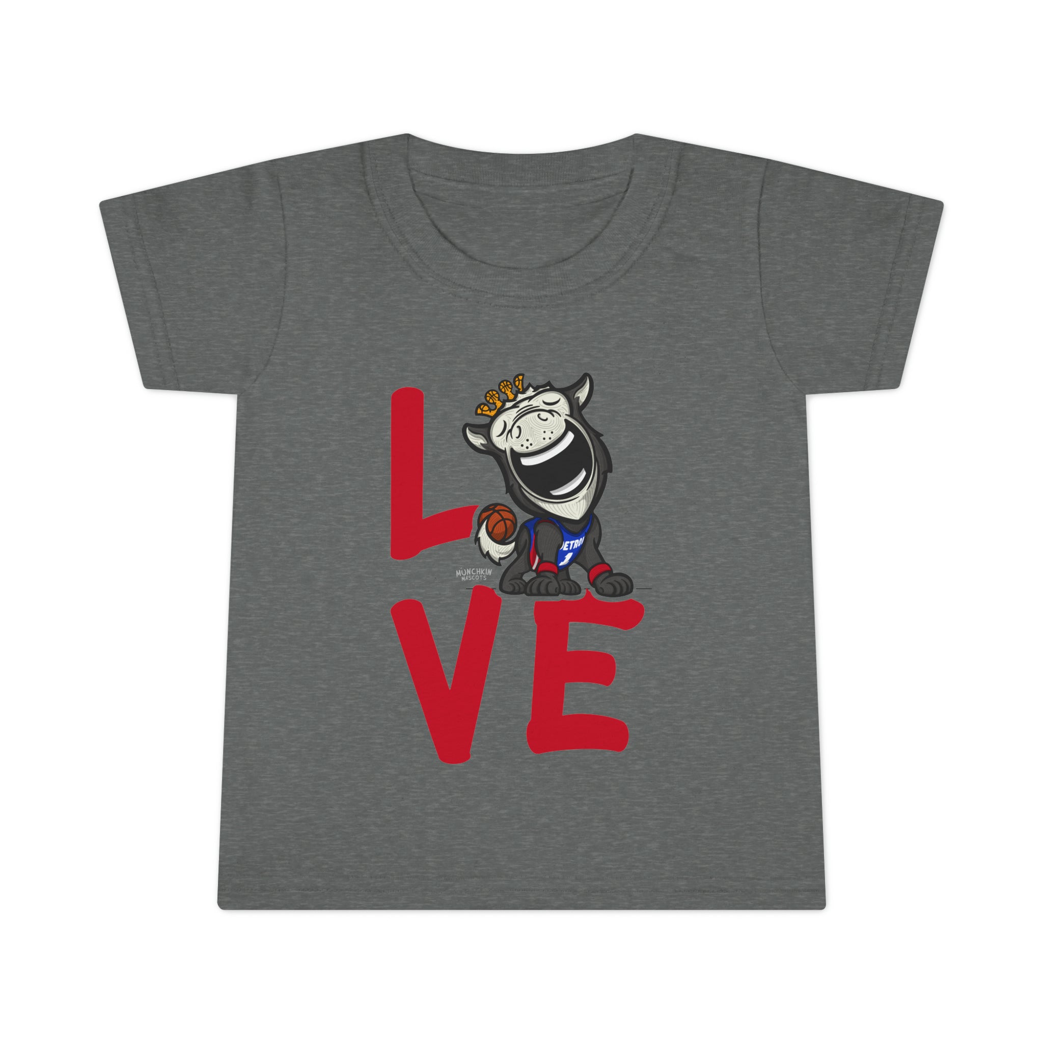 Toddler T-shirt - LOVE - Lil' Hooper DET Basketball