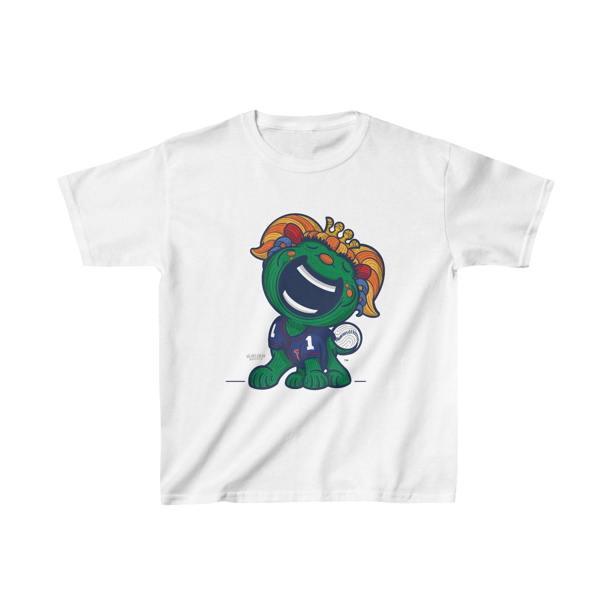 Kids Heavy Cotton™ Tee - Home Jersey - Lil' Miss Tessie BOS Baseball