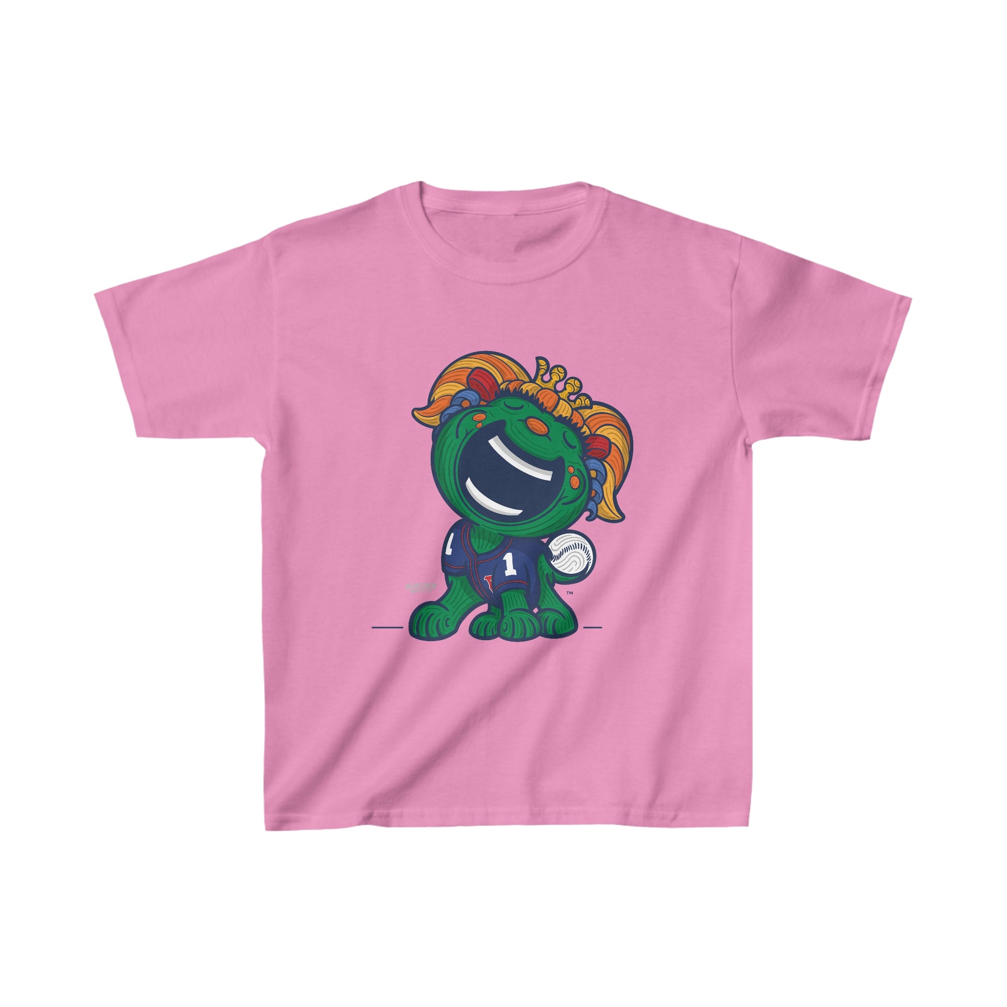 Kids Heavy Cotton™ Tee - Home Jersey - Lil' Miss Tessie BOS Baseball