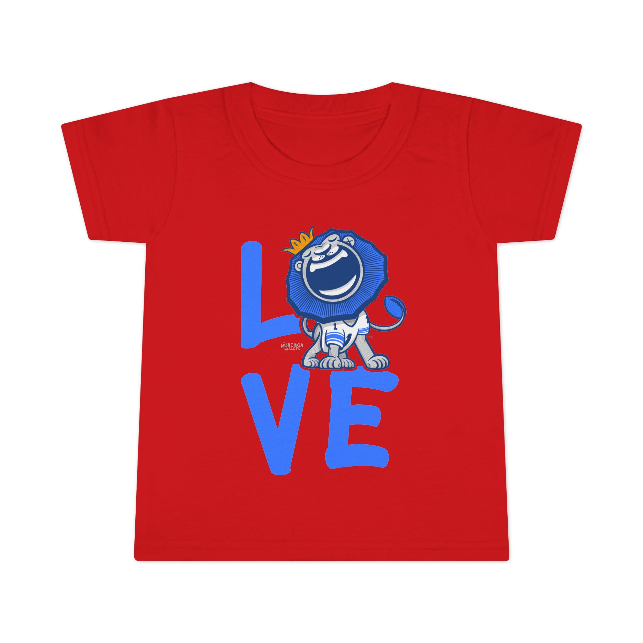 Toddler T-shirt - LOVE - Lil' Roary DET Football