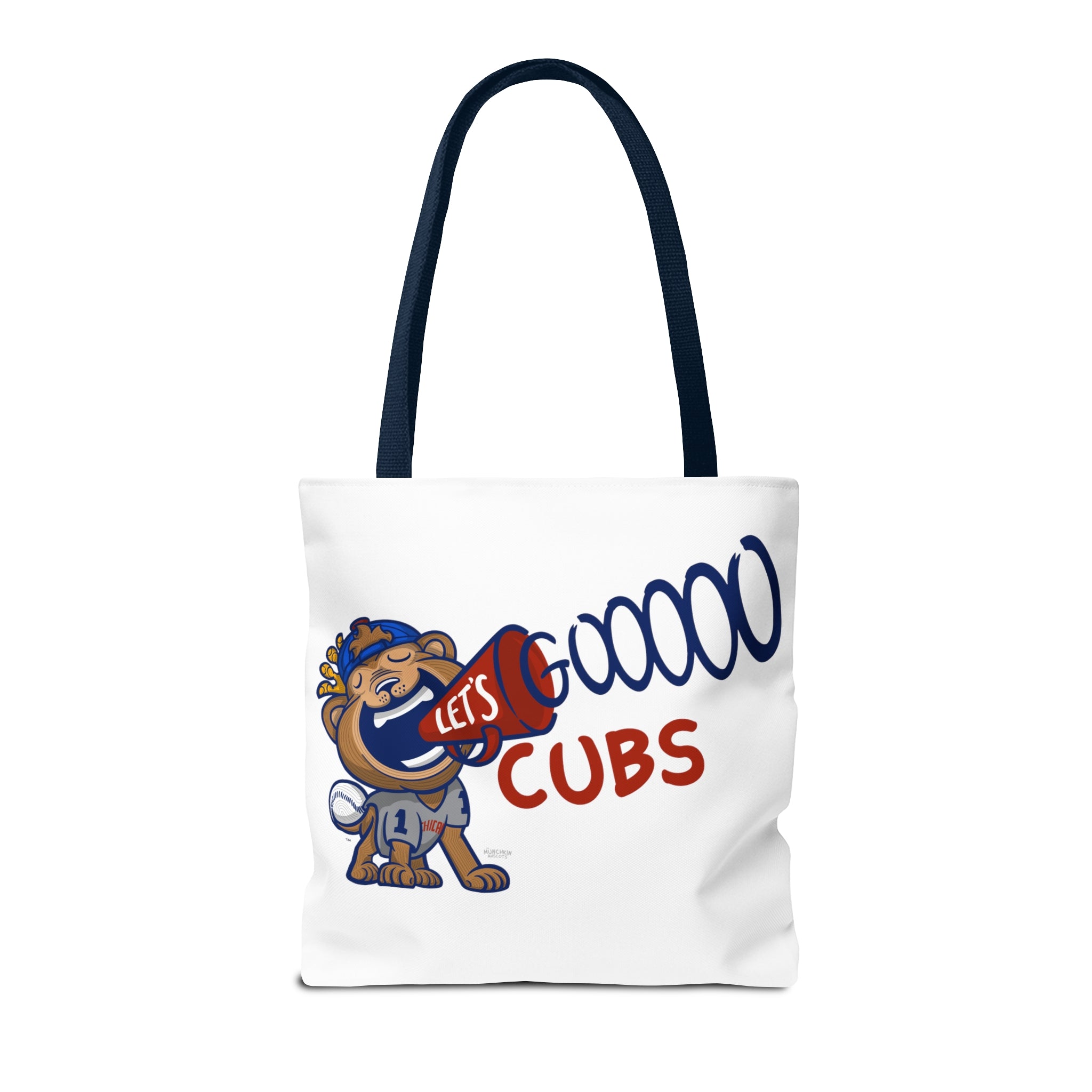 Tote Bag (AOP) - LOVE + Lets Go - Lil' Clark CHI Baseball