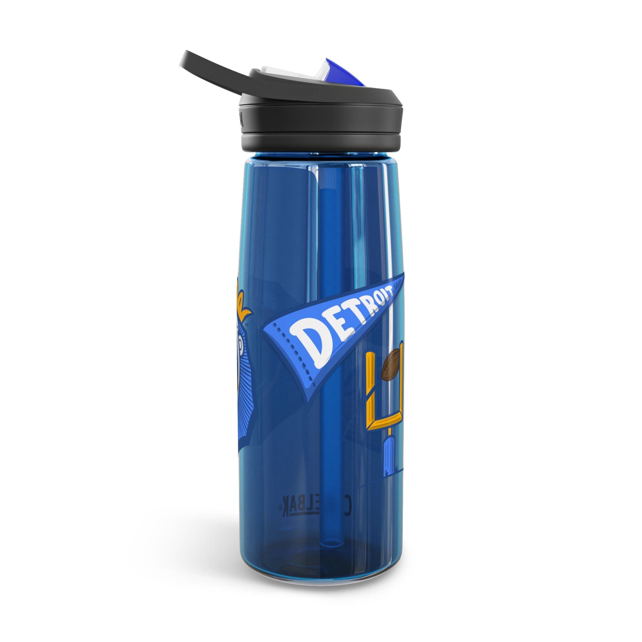 Detroit Football CamelBak Eddy® Lil' Roary Water Bottle, 20oz\25oz | Hand-Drawn Art | Gifts for Kids