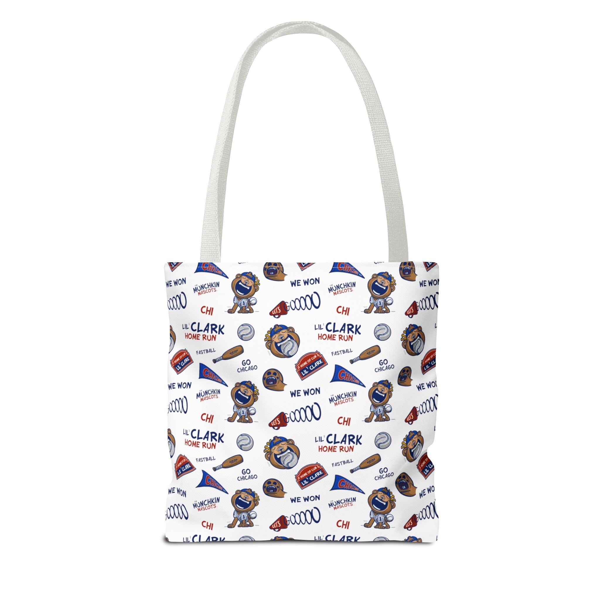 Tote Bag (AOP) - Pattern - Lil' Clark CHI Baseball