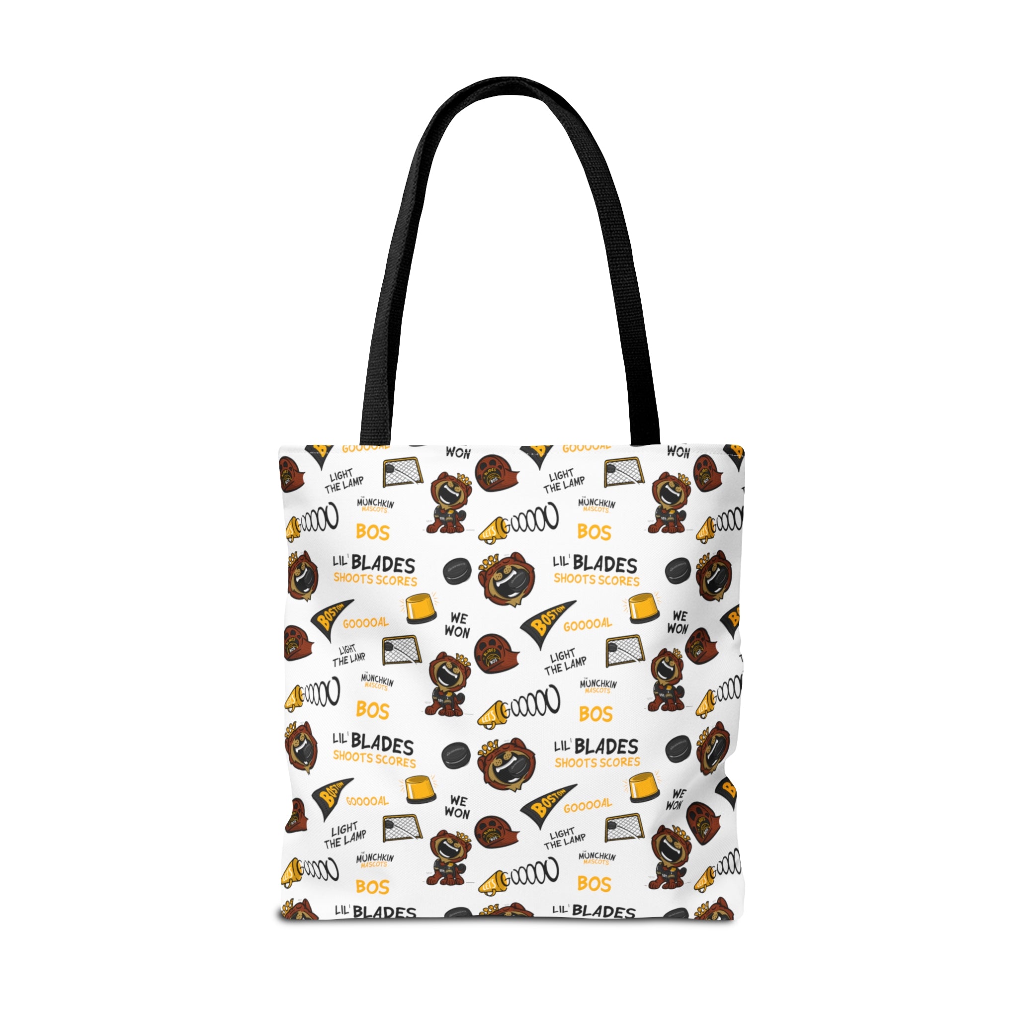 Tote Bag (AOP) - Pattern - Lil' Blades BOS Hockey