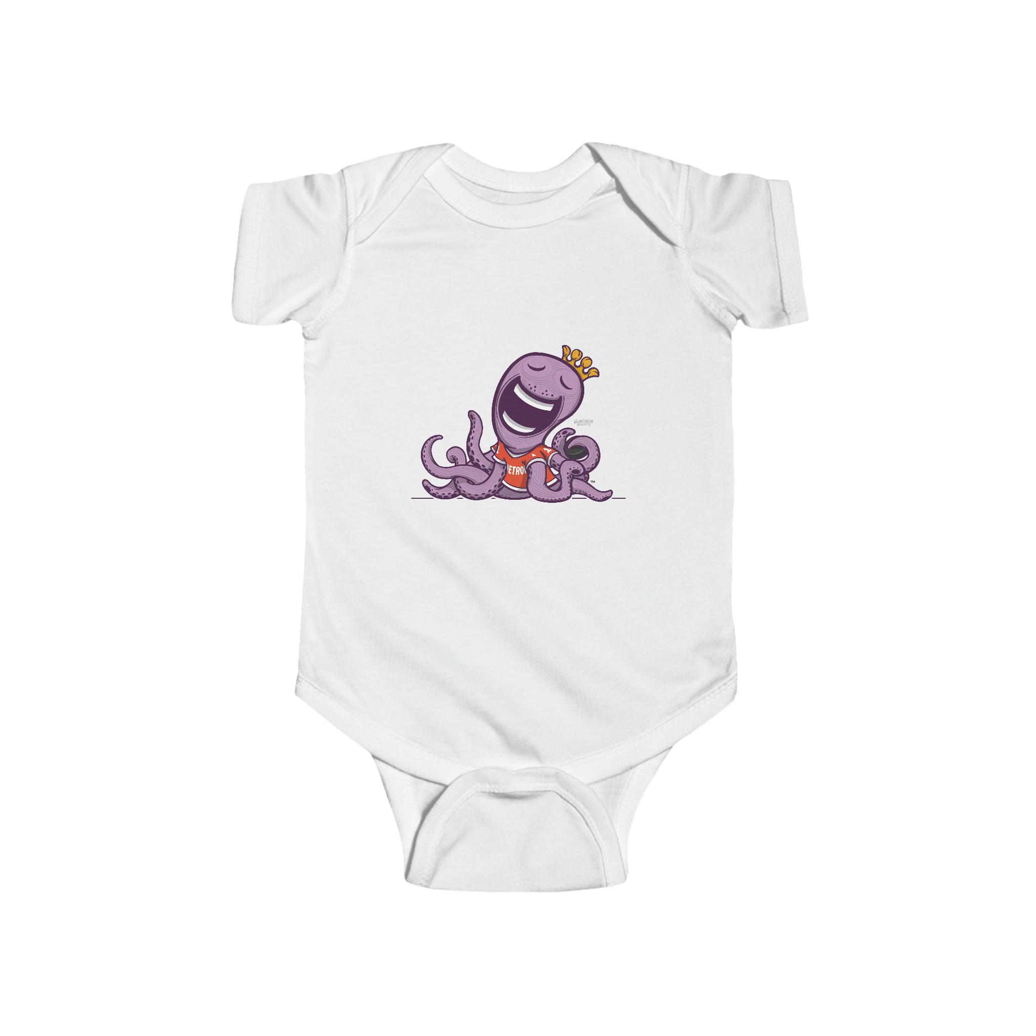 Infant Fine Jersey Bodysuit - Home Jersey - Lil' Stanley DET Hockey