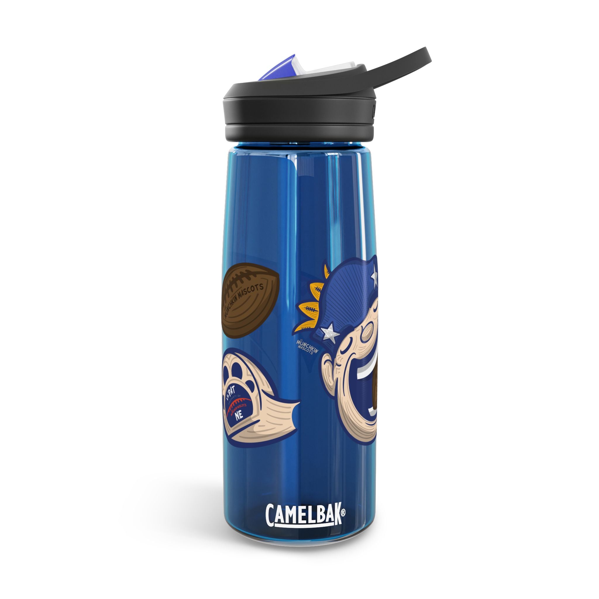 New England Football CamelBak Eddy® Lil' Pat Water Bottle, 20oz\25oz | Hand-Drawn Art | Gifts for Kids