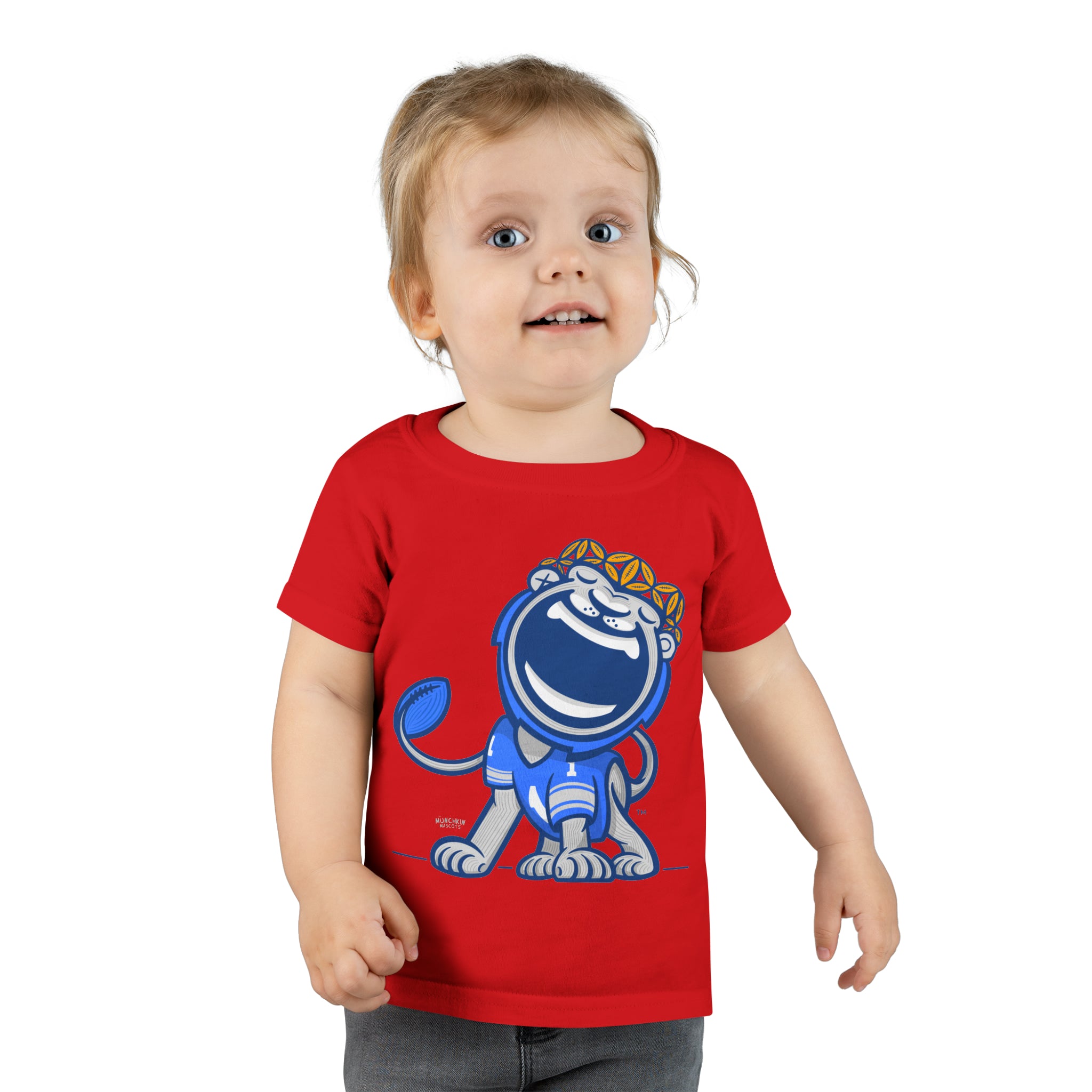 Toddler T-shirt - Home Jersey - Lil' Miss Roary DET Football