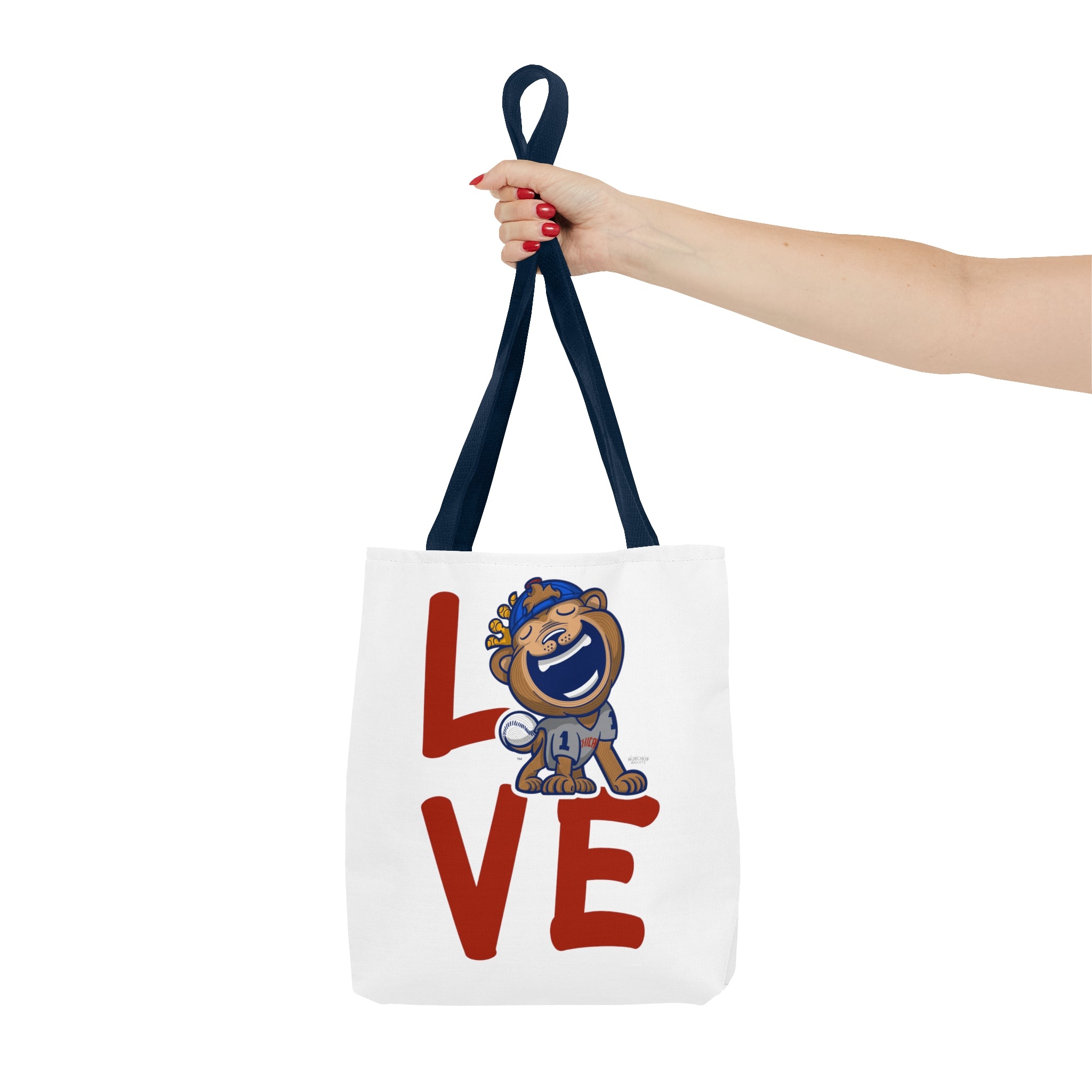 Tote Bag (AOP) - LOVE + Lets Go - Lil' Clark CHI Baseball