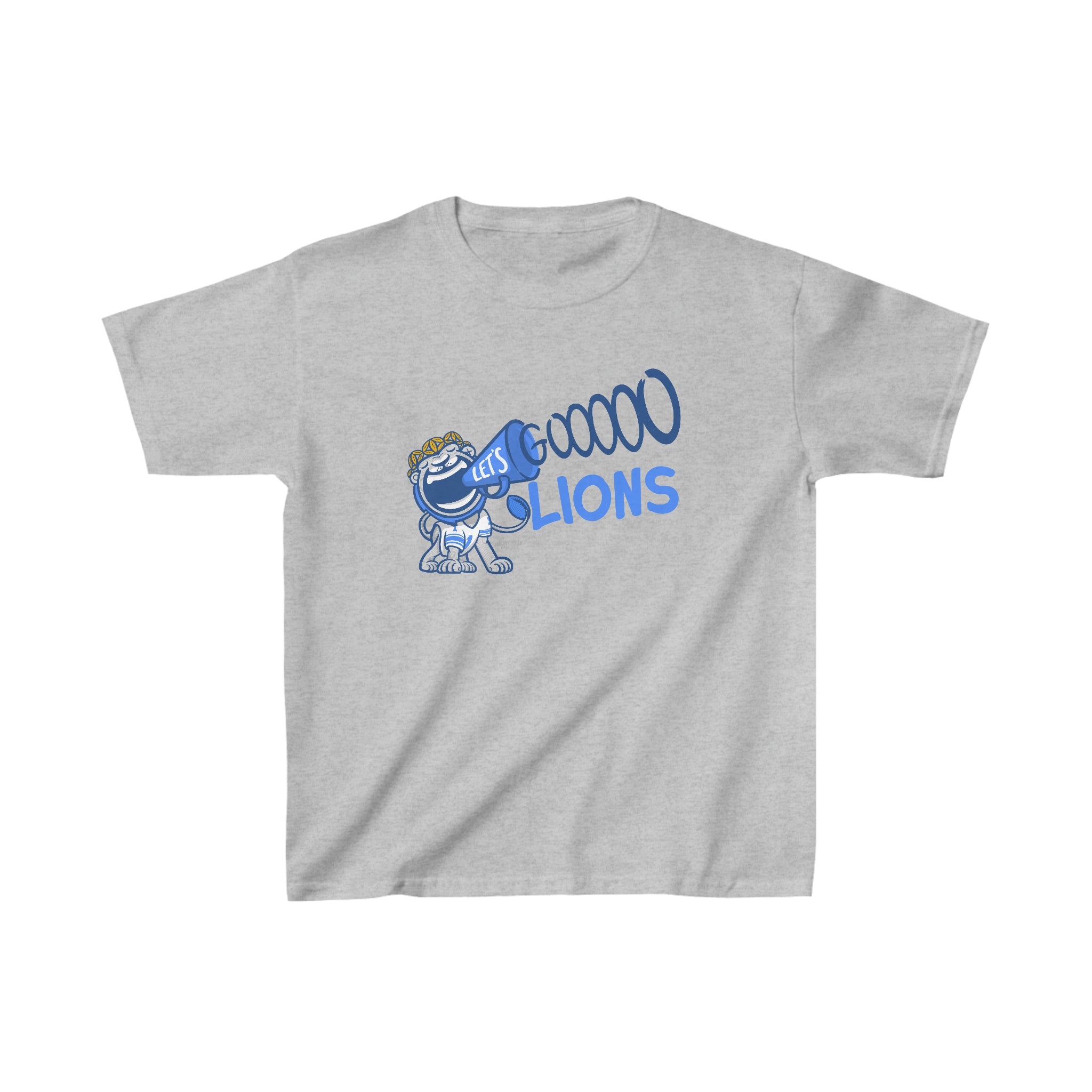 Kids Heavy Cotton™ Tee - Lets Go - Lil' Miss Roary DET Football