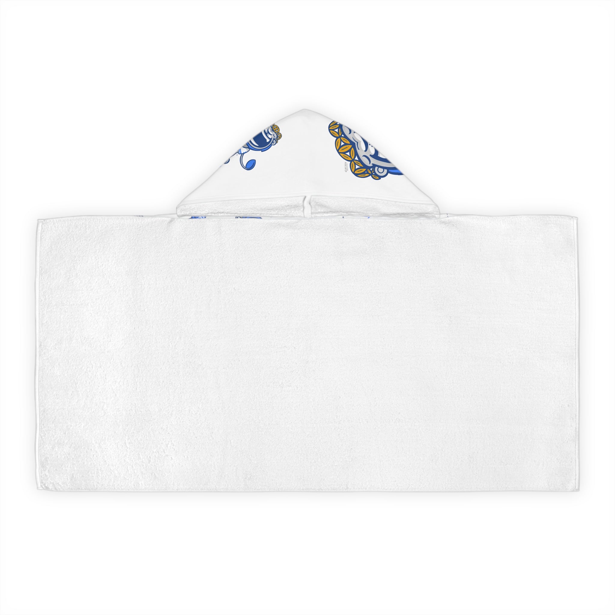 Youth Hooded Towel - Lil' Miss Roary DET Football