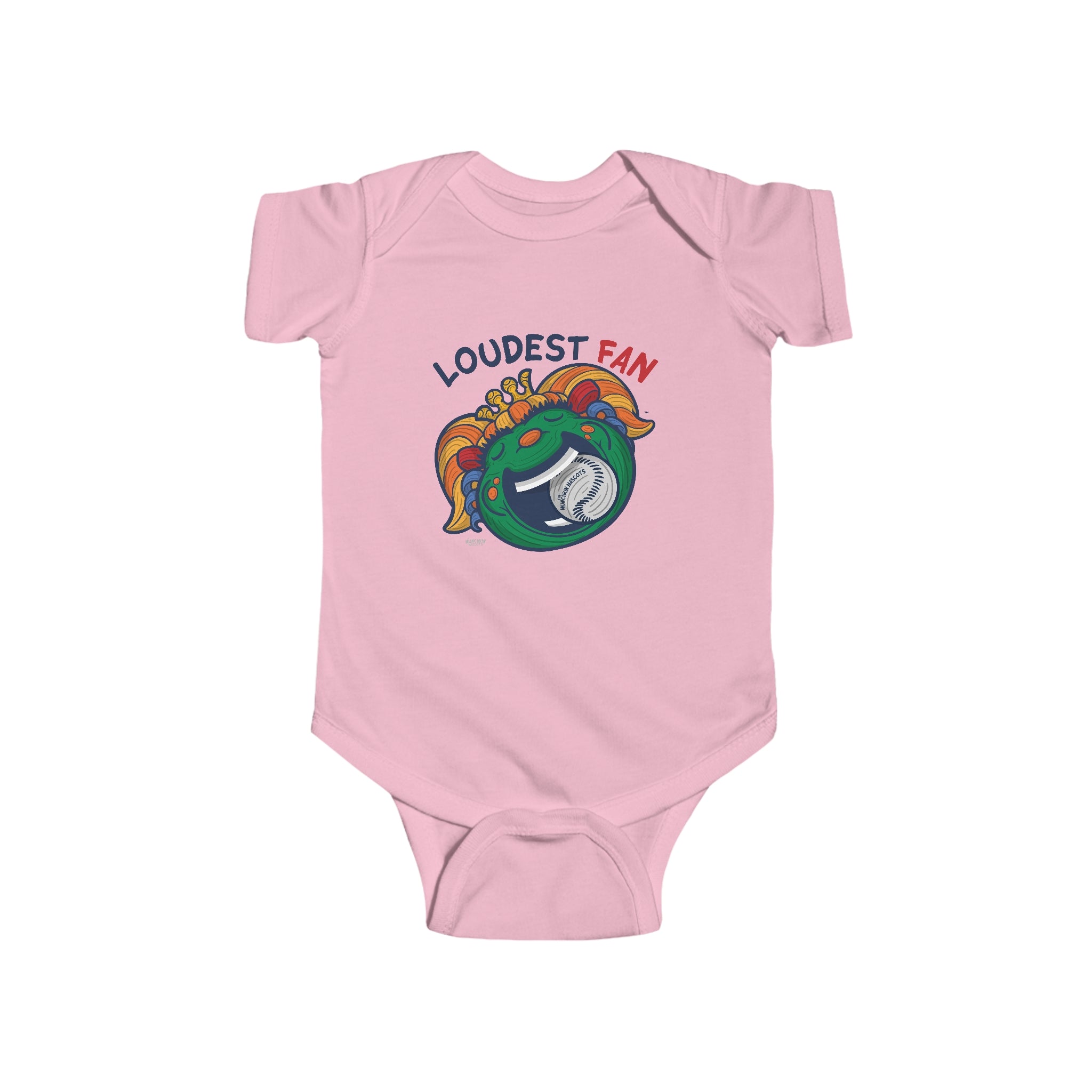 Infant Fine Jersey Bodysuit - Loudest Fan - Lil' Miss Tessie BOS Baseball