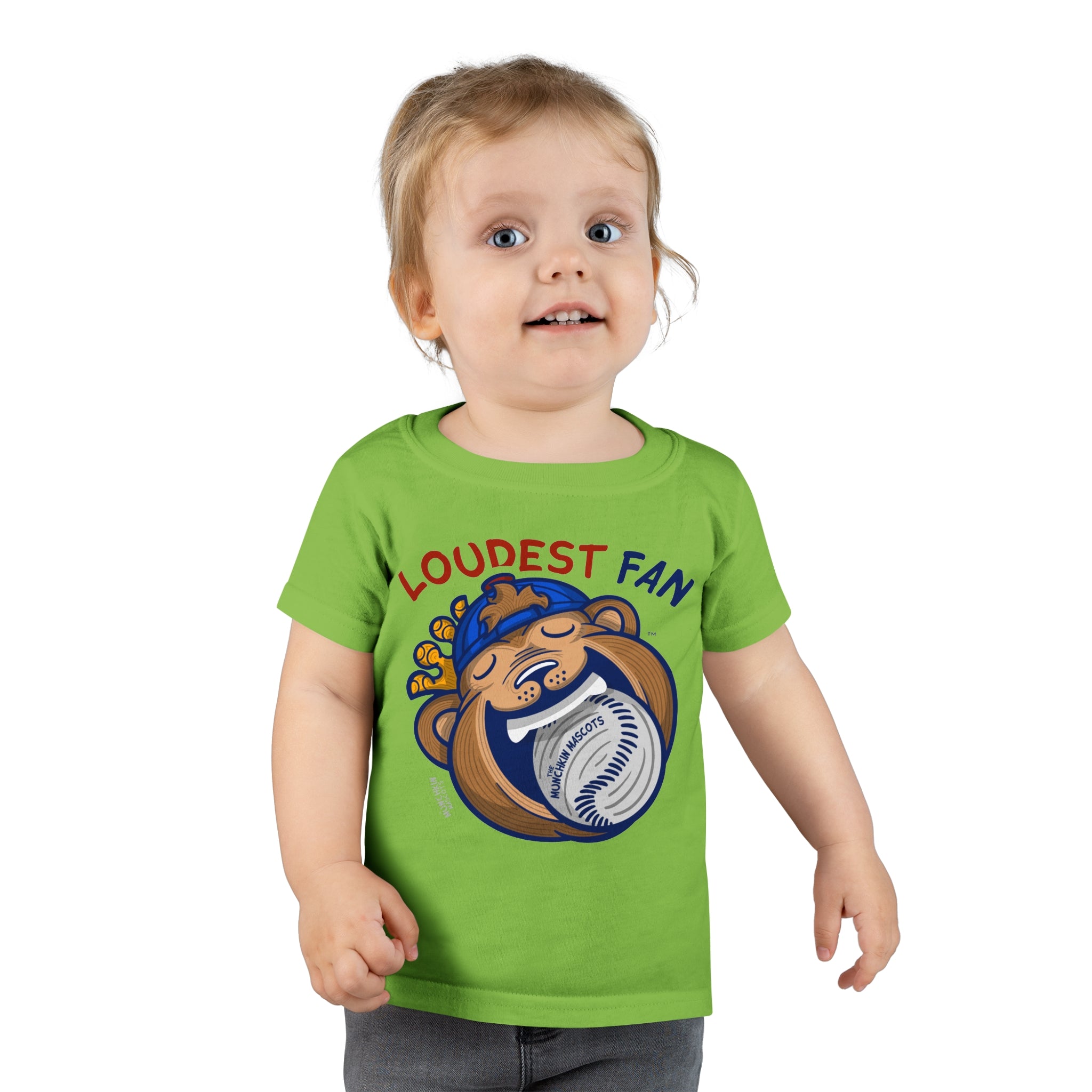 Toddler T-shirt - Loudest Fan - Lil' Clark CHI Baseball