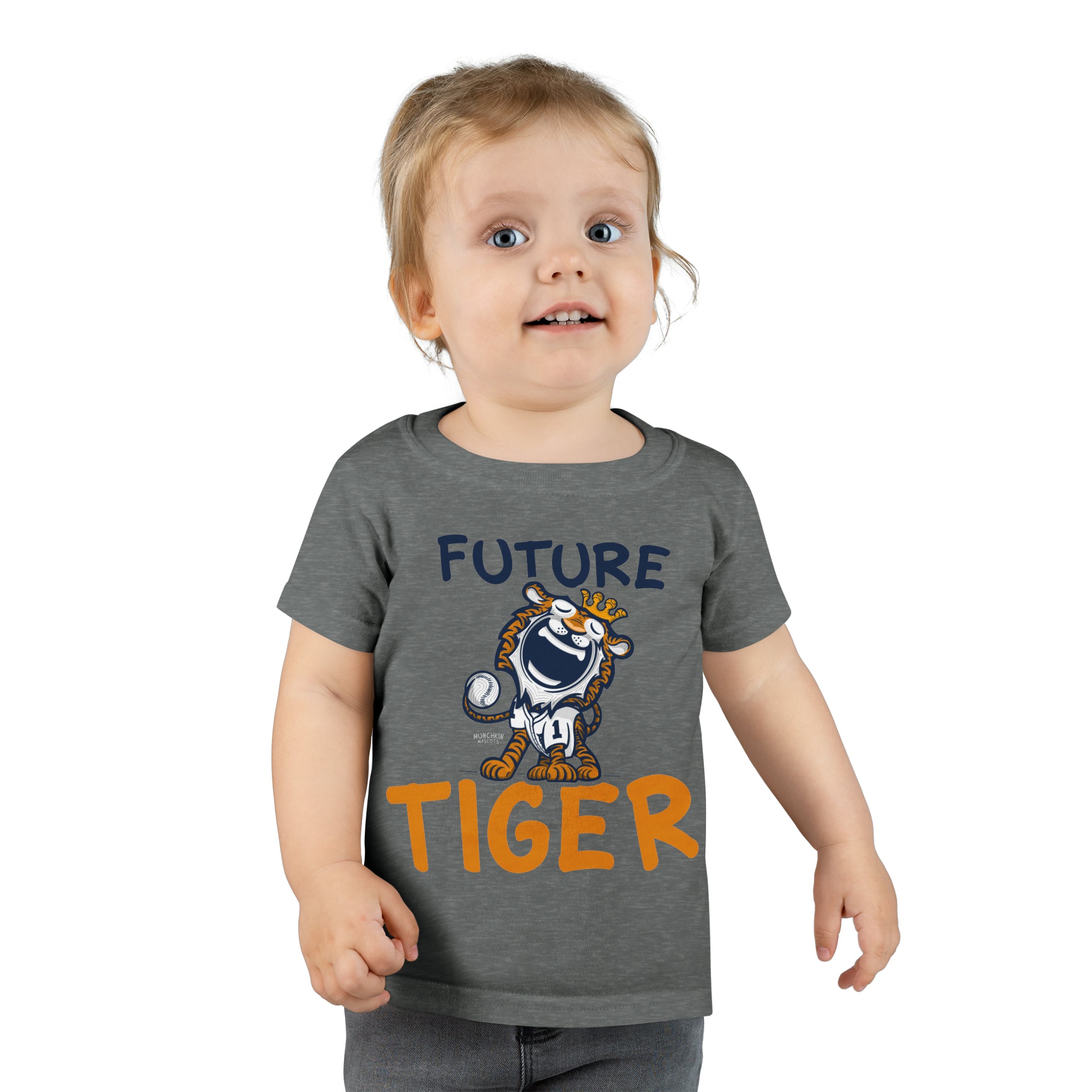 Toddler T-shirt - Future Tiger - Lil' Paws DET Baseball