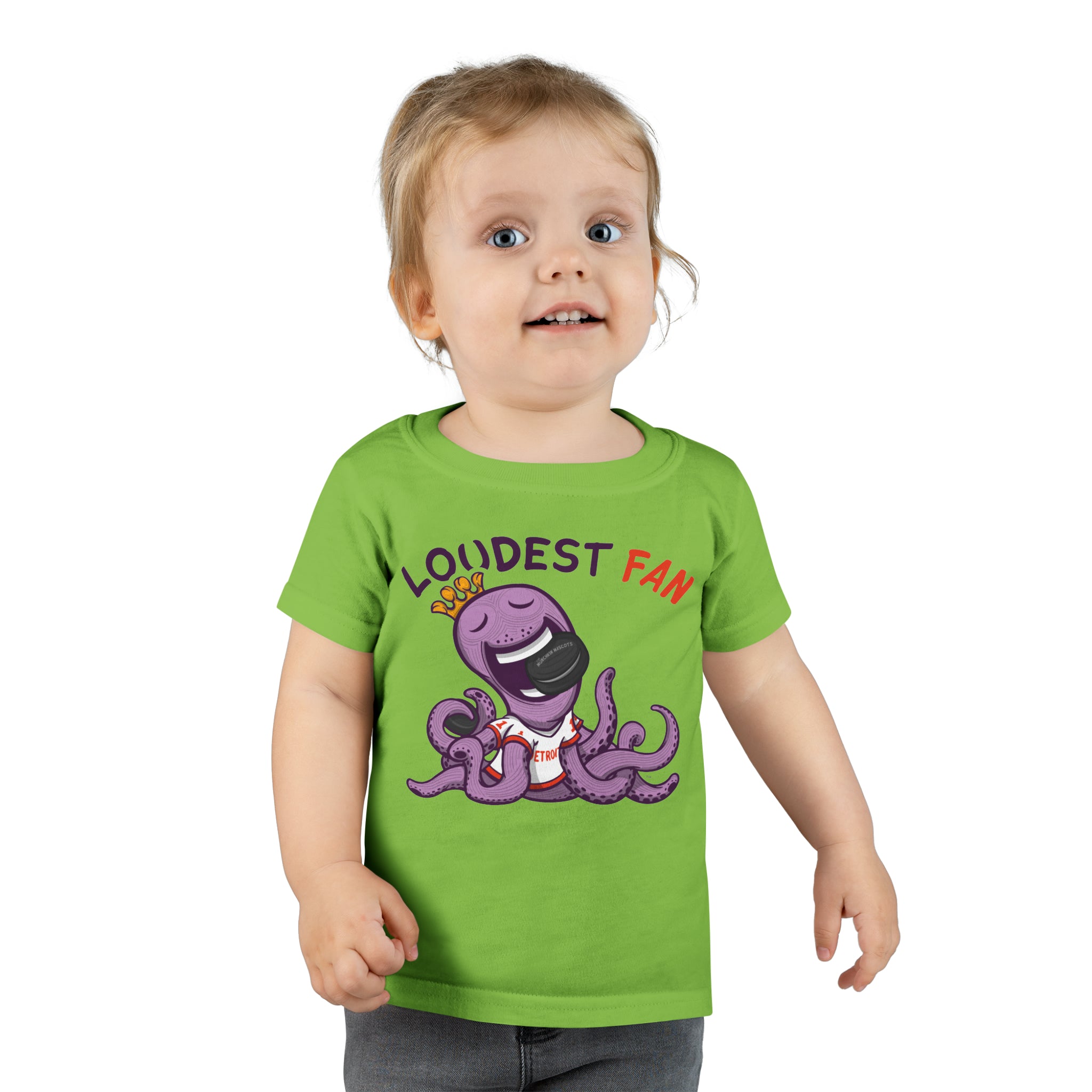 Toddler T-shirt - Loudest Fan - Lil' Stanley DET Hockey