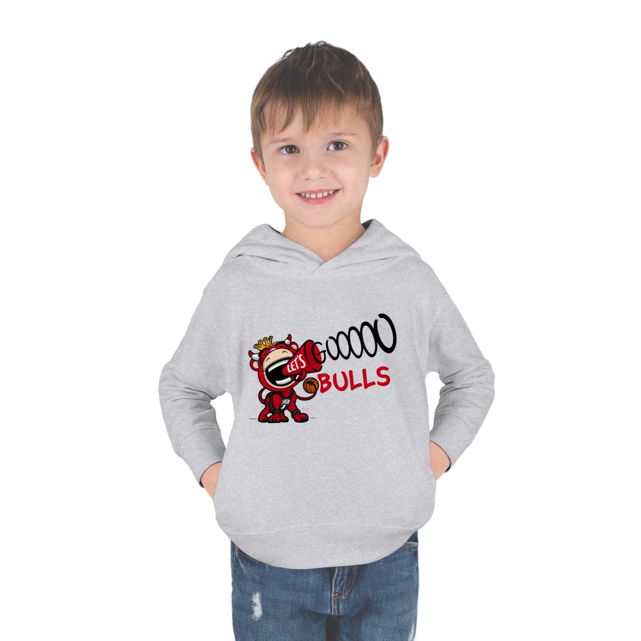 Toddler Pullover Fleece Hoodie - Let's Go - Lil' Benny CHI Basketball