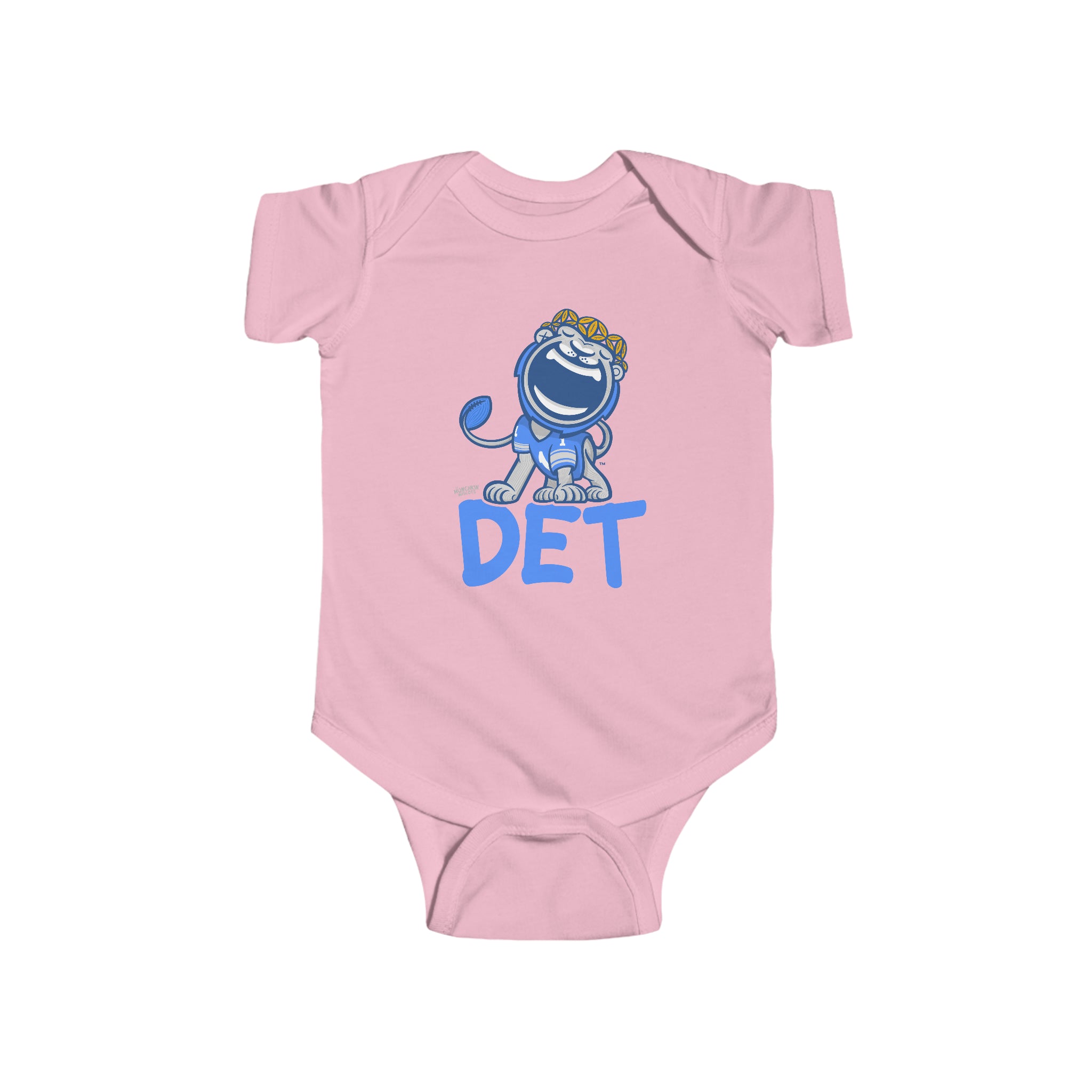 Infant Fine Jersey Bodysuit - DET - Lil' Miss Roary DET Football