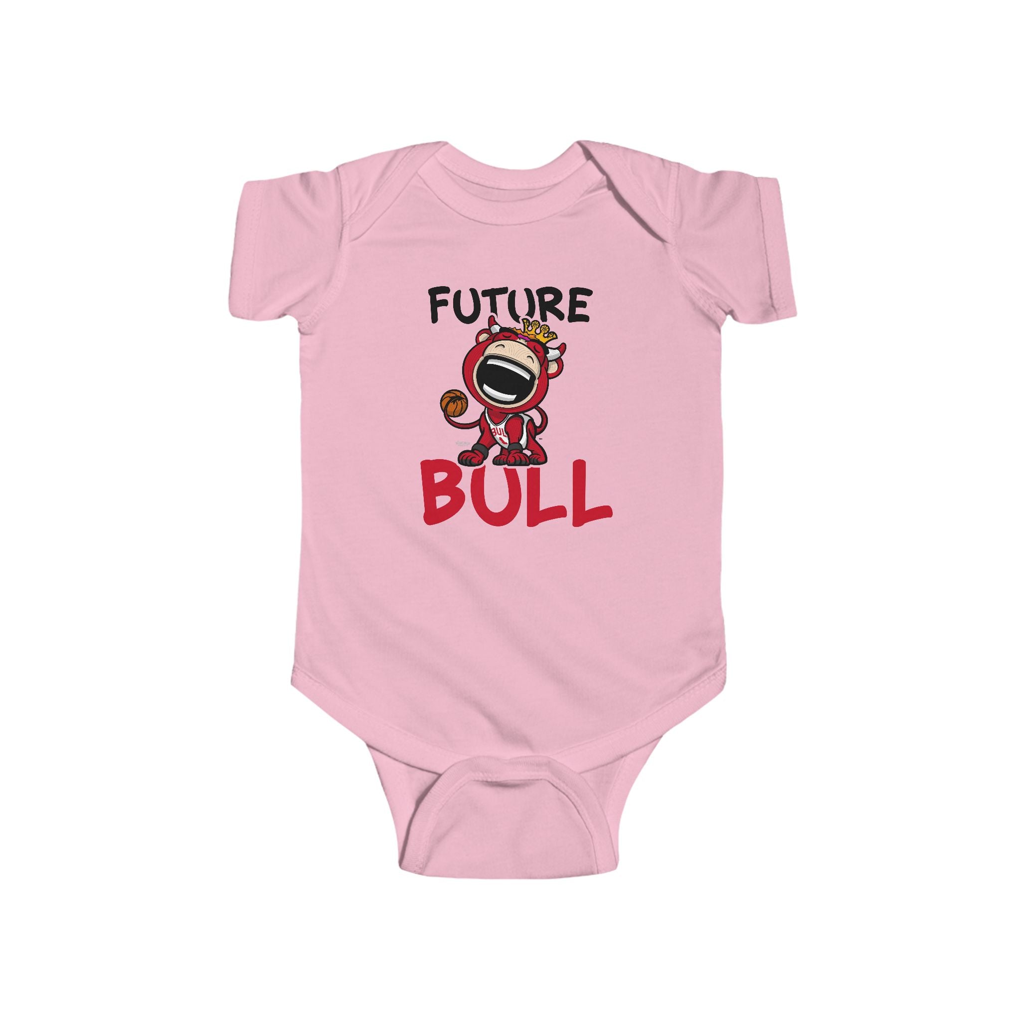 Chicago Basketball Newborn & Infant Lil' Benny 'Future' Jersey Bodysuit | Hand-Drawn Art | Gifts for Newborns