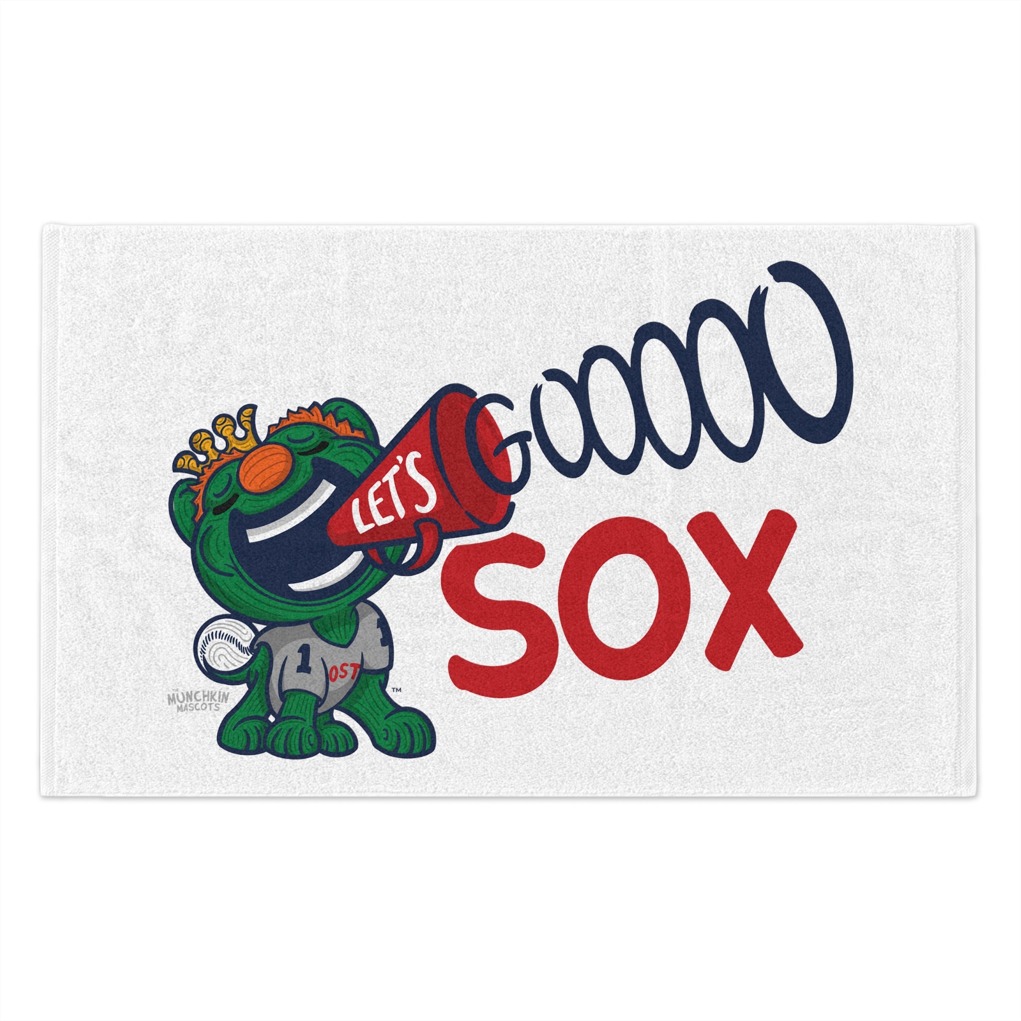 Rally Towel, 11x18 - Lets Go - Lil' Wally BOS Baseball