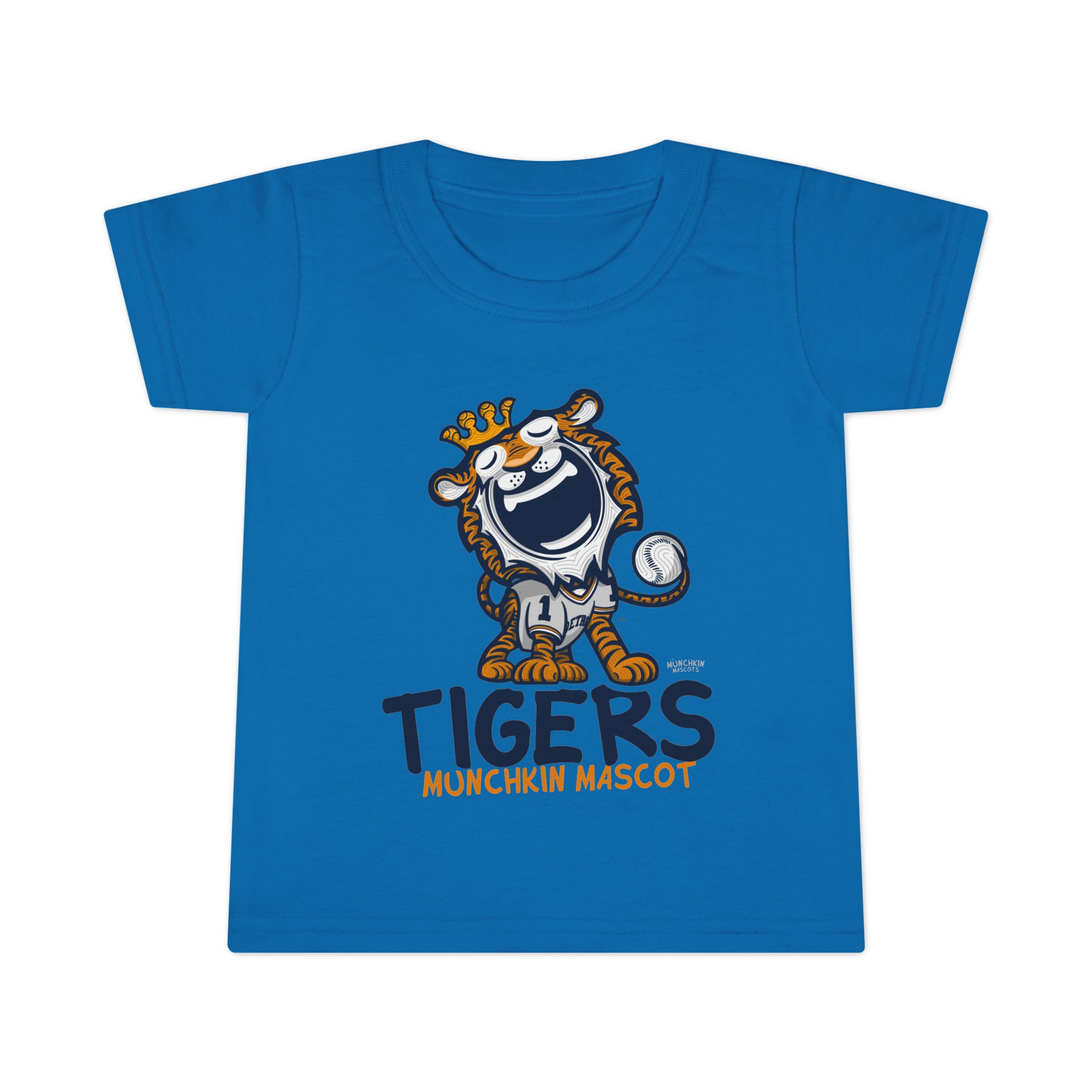 Toddler T-shirt - Munchkin Mascot - Lil' Paws DET Baseball