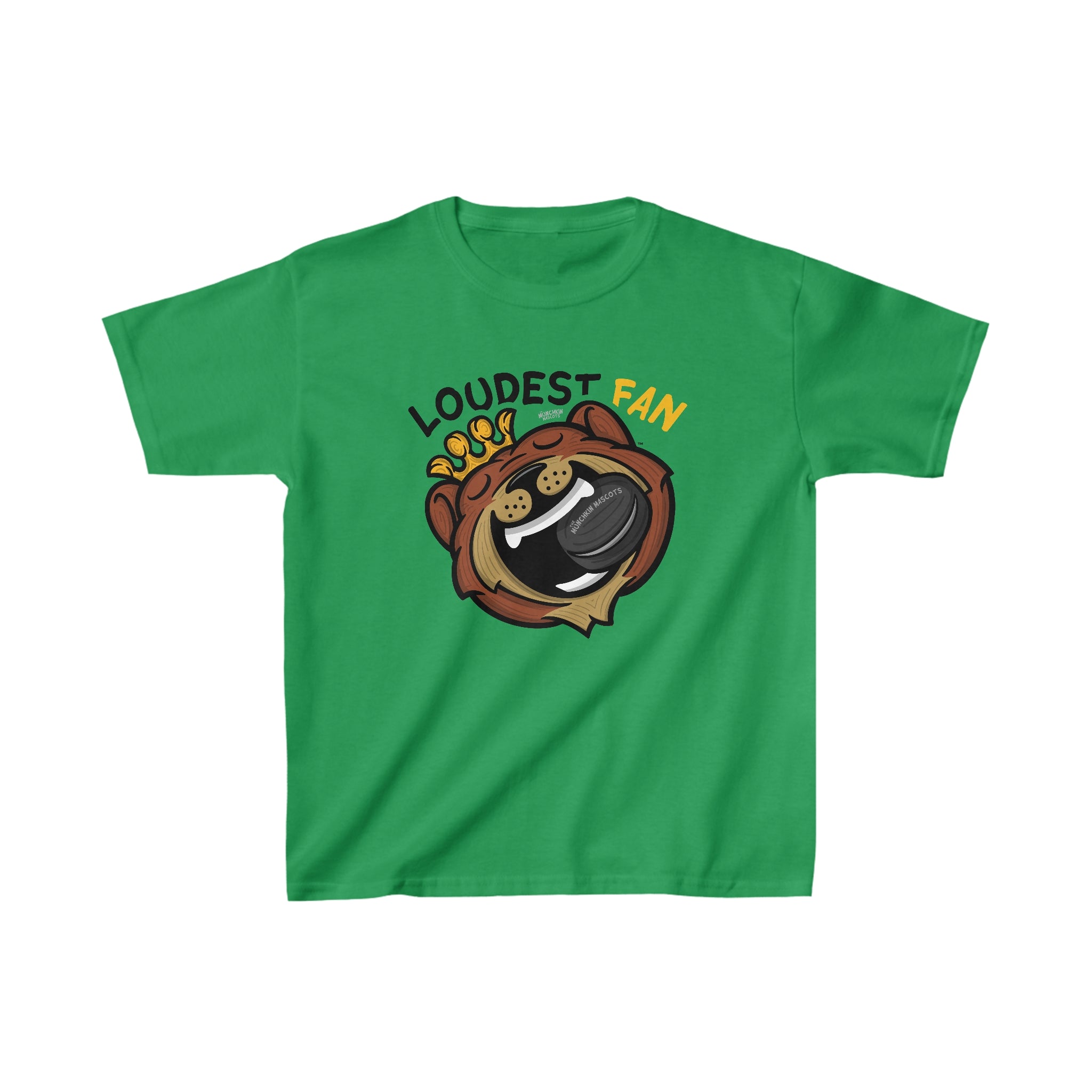 Kids Heavy Cotton™ Tee - Loudest Fan - Lil' Blades BOS Hockey