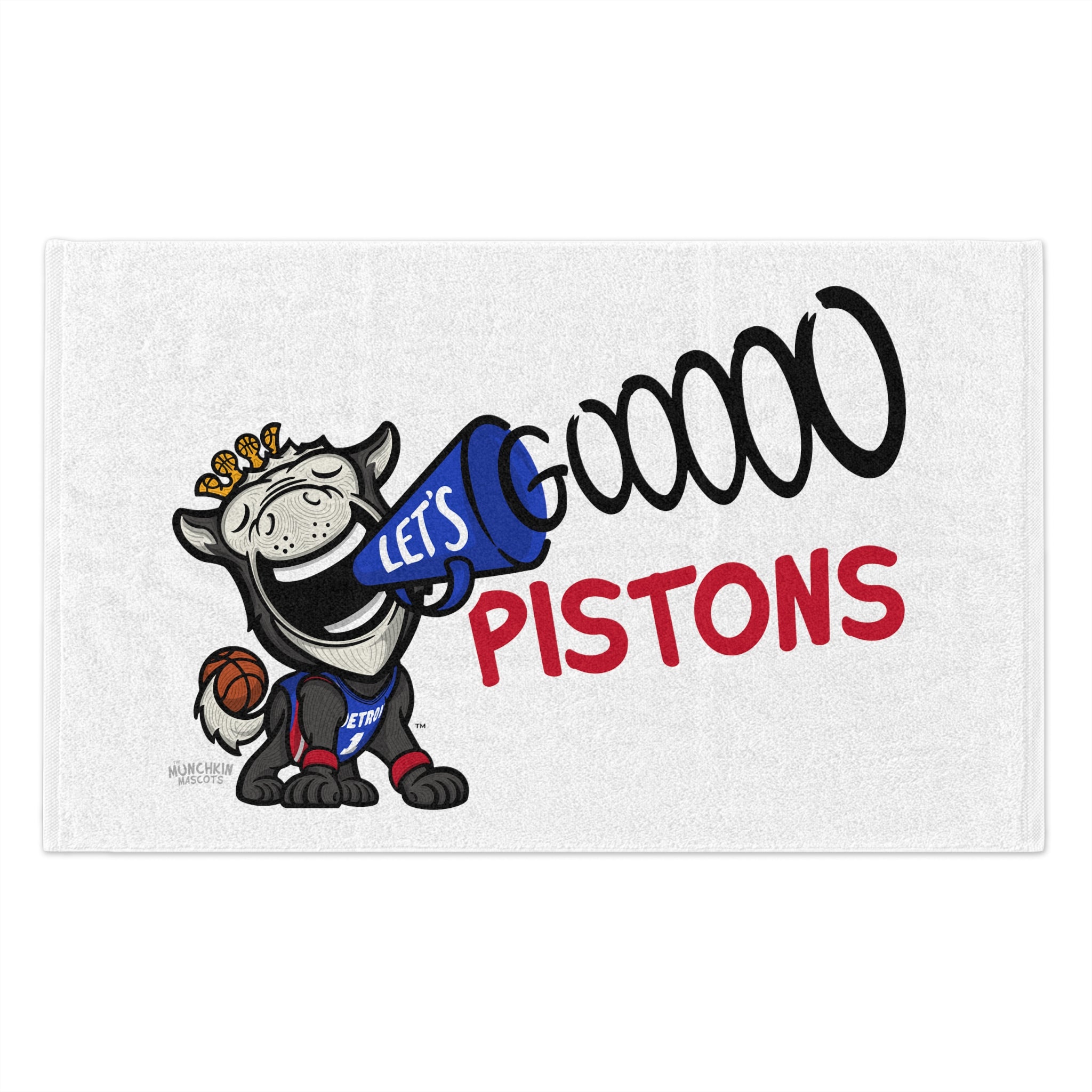 Rally Towel, 11x18 - Lets Go - Lil' Hooper DET Basketball