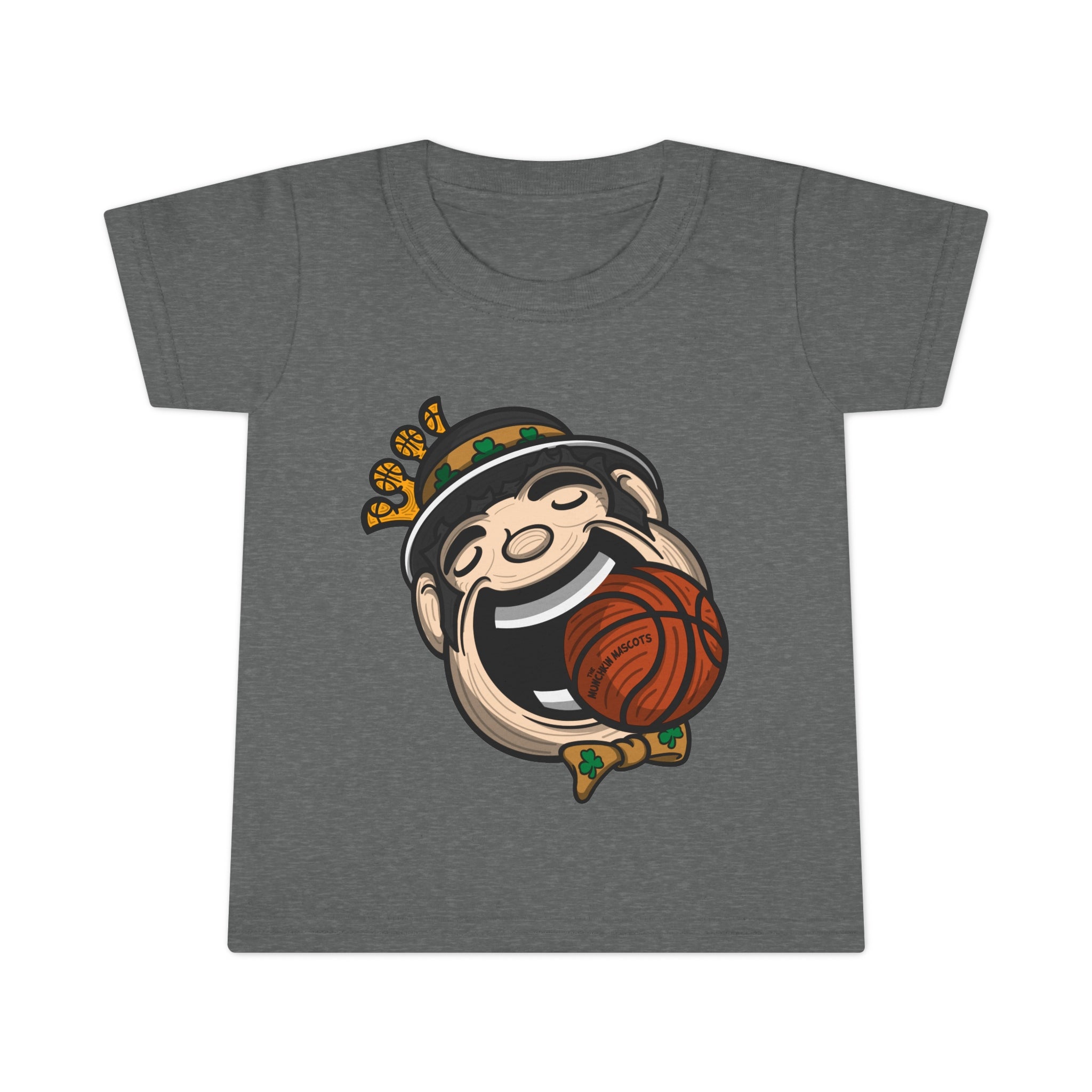 Toddler T-shirt - Mascot Face - Lil' Lucky BOS Basketball