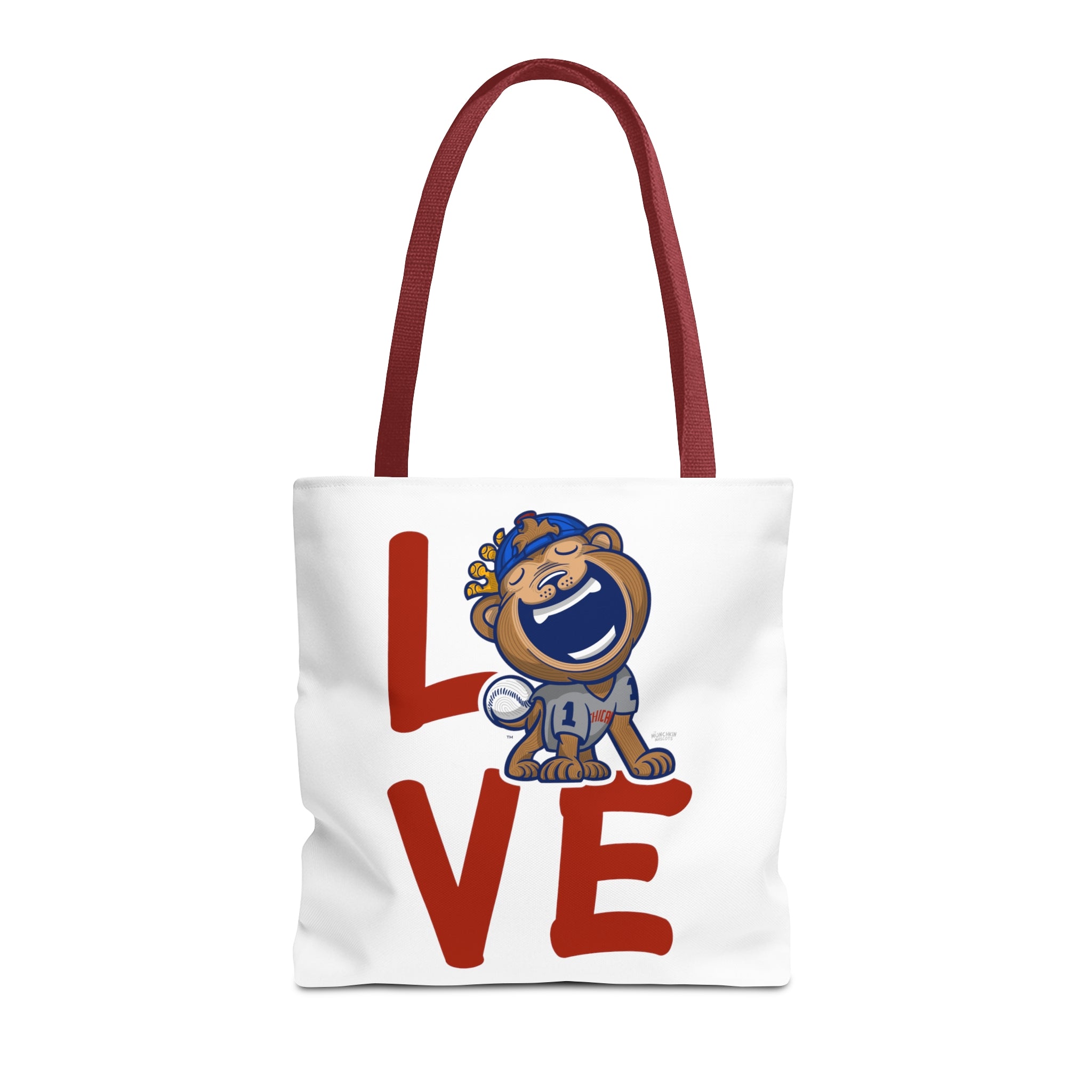 Tote Bag (AOP) - LOVE + Lets Go - Lil' Clark CHI Baseball